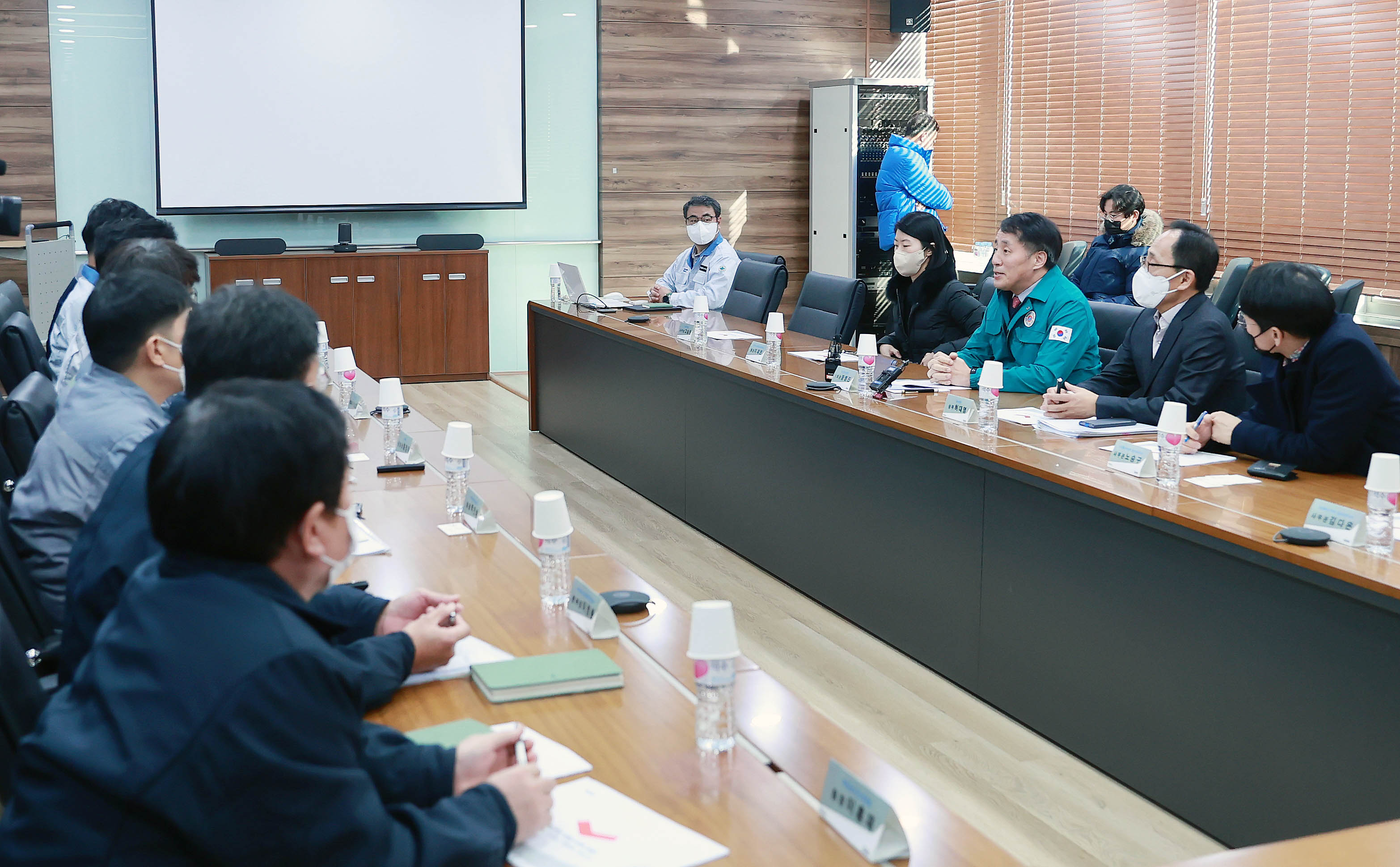 화물연대 집단 운송거부 관련 철강산업 현장 방문 4