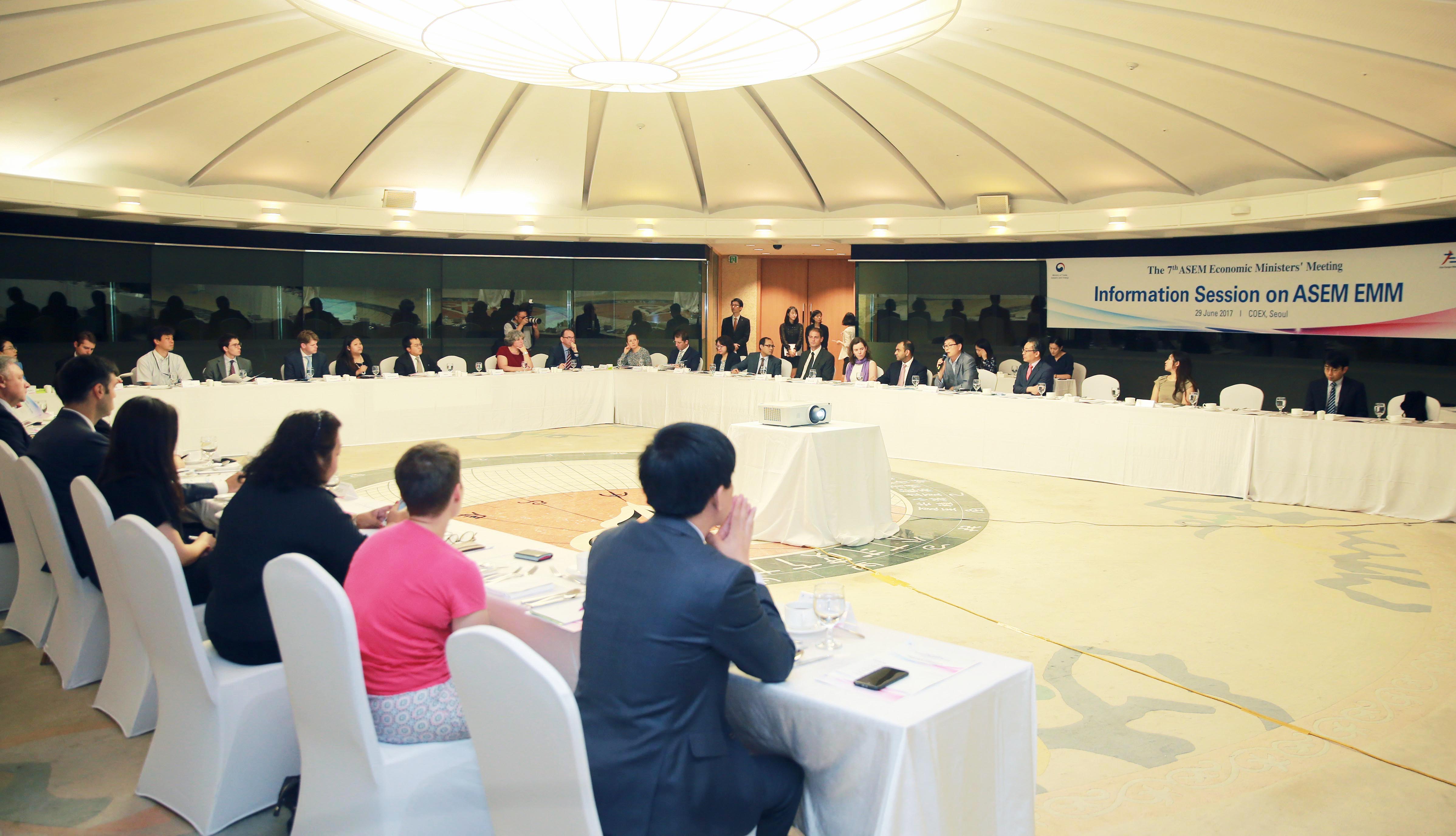 ASEM 경제장관회의 주한 대사관 설명회 개최 3