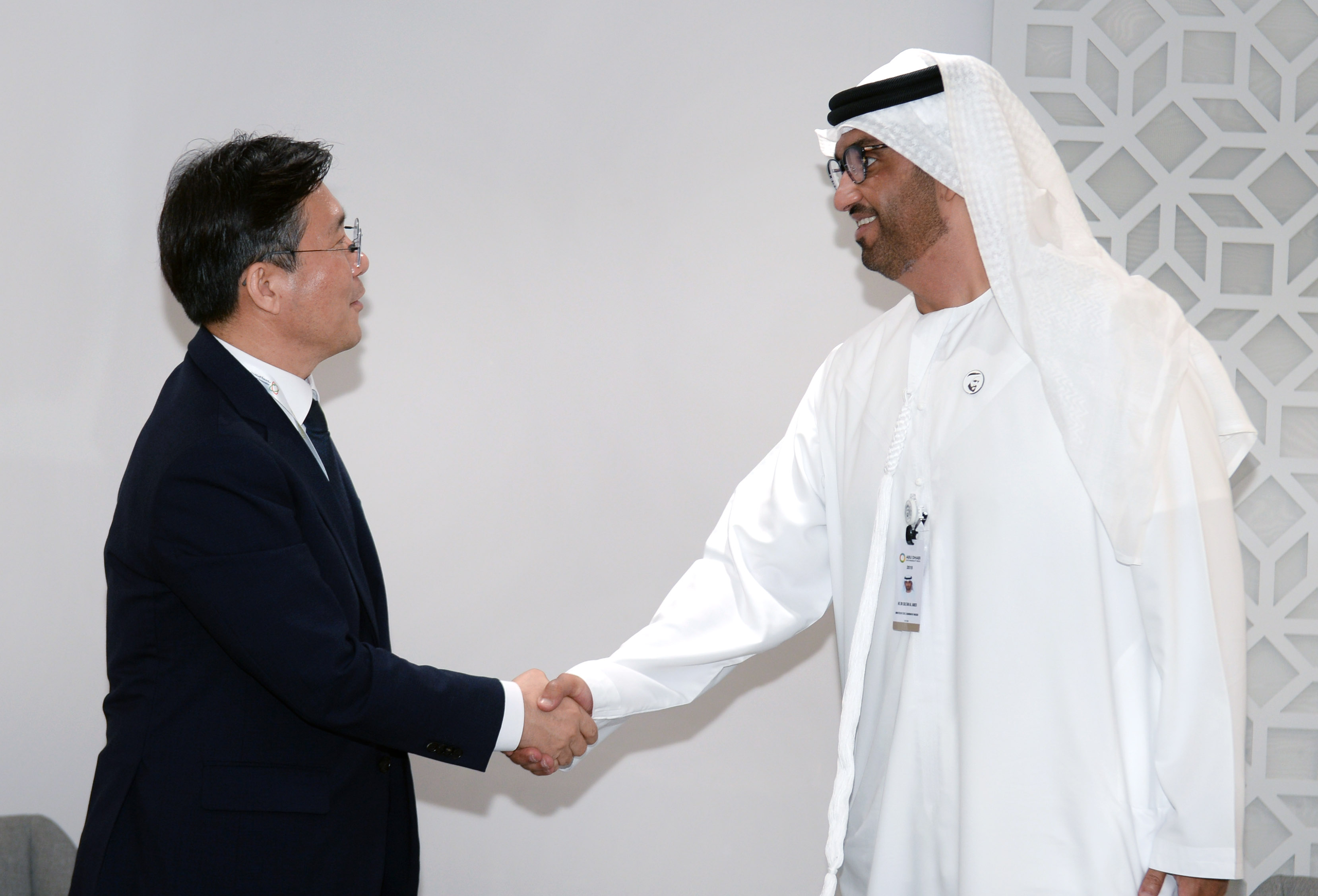 UAE 연방 국무장관 겸 아부다비 석유공사 사장 면담 1