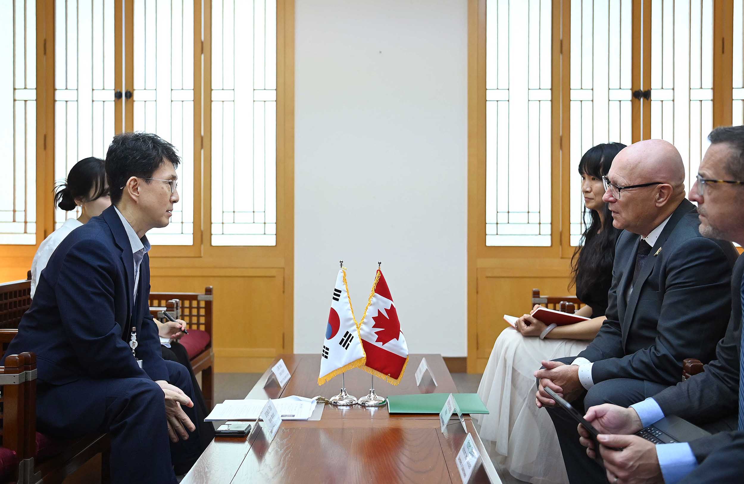 캐나다 서스캐처원주 무역수출개발부 장관 면담 2