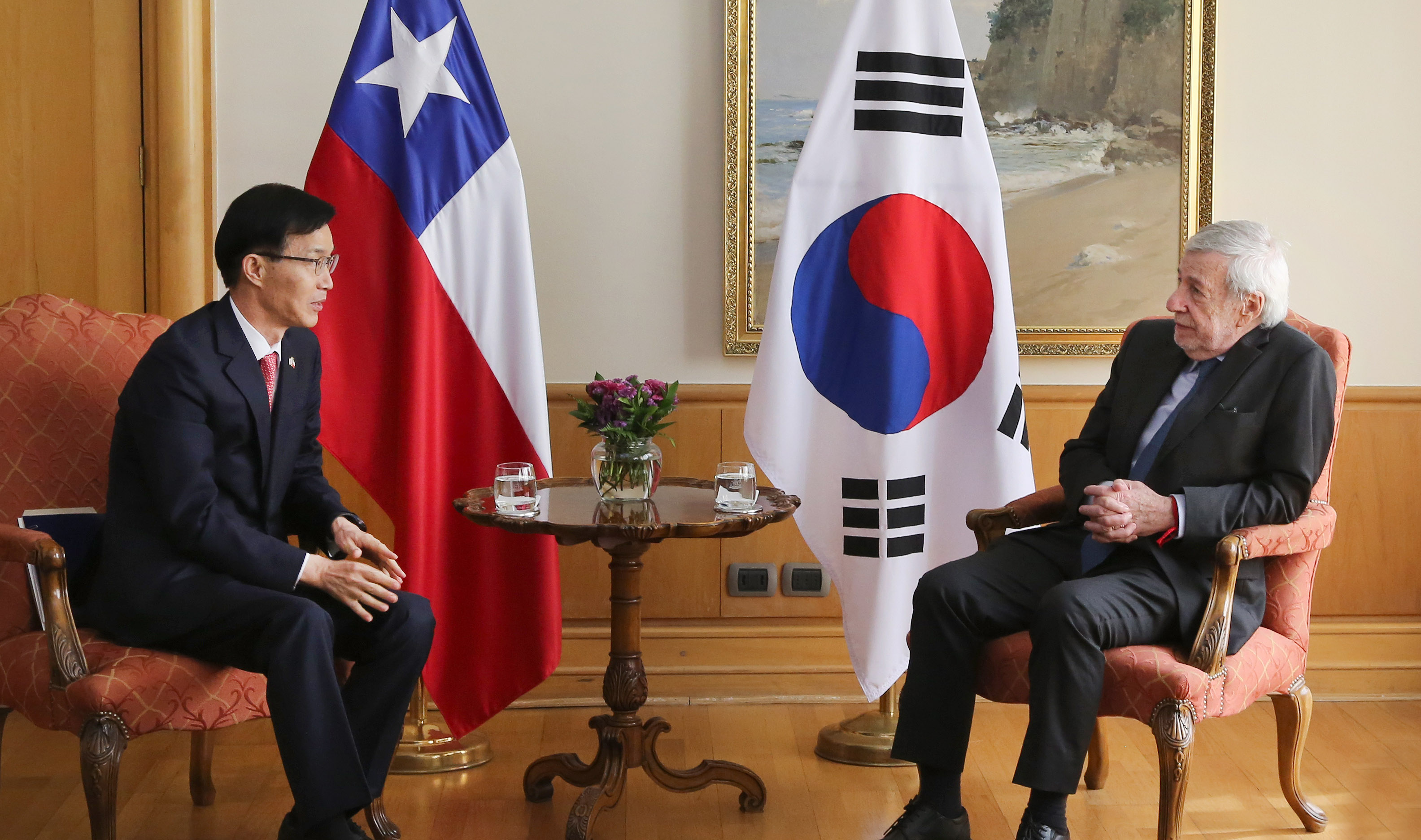 칠레 외교부 장관 면담 2