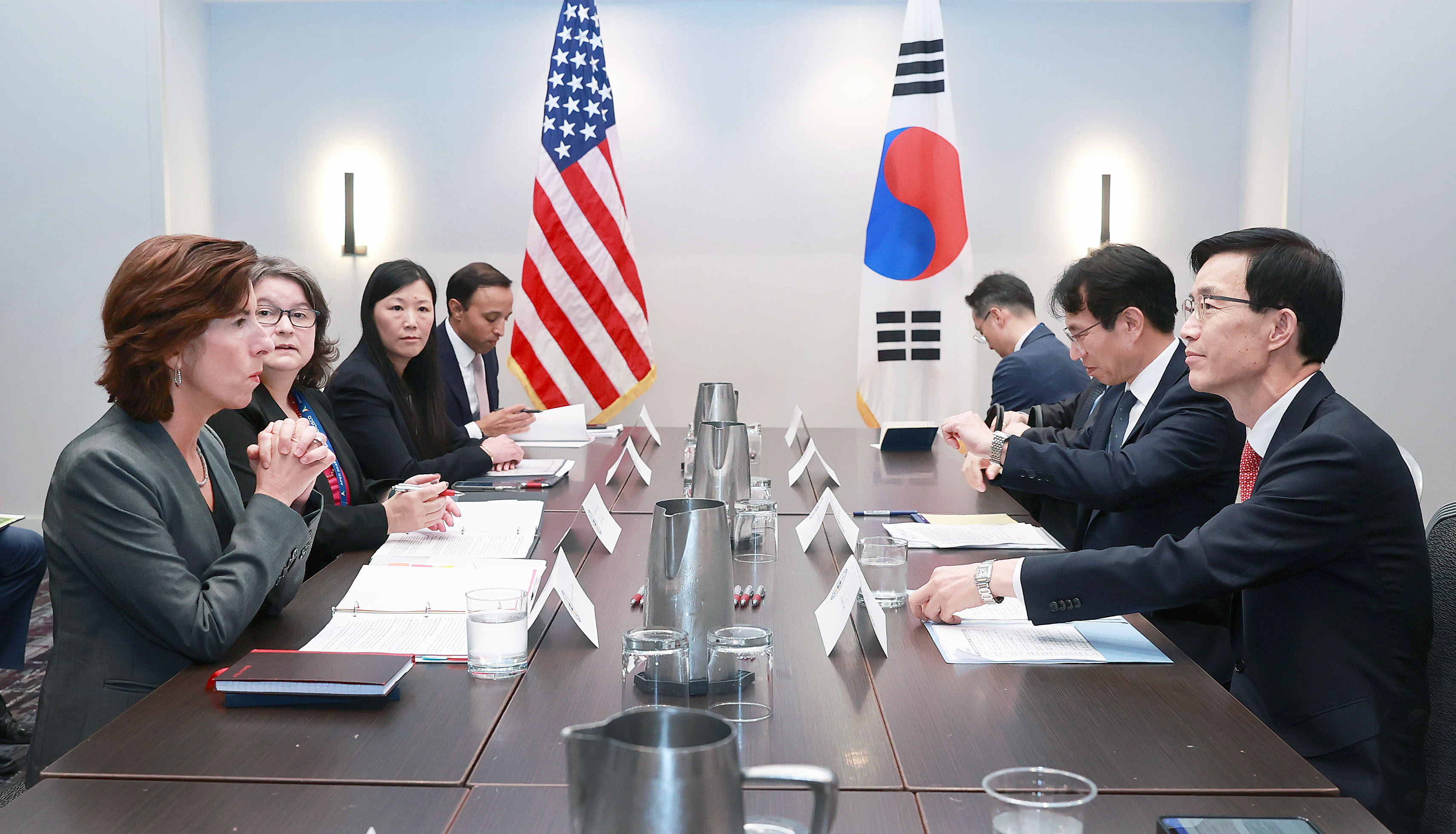 미국 상무부 장관 면담 2
