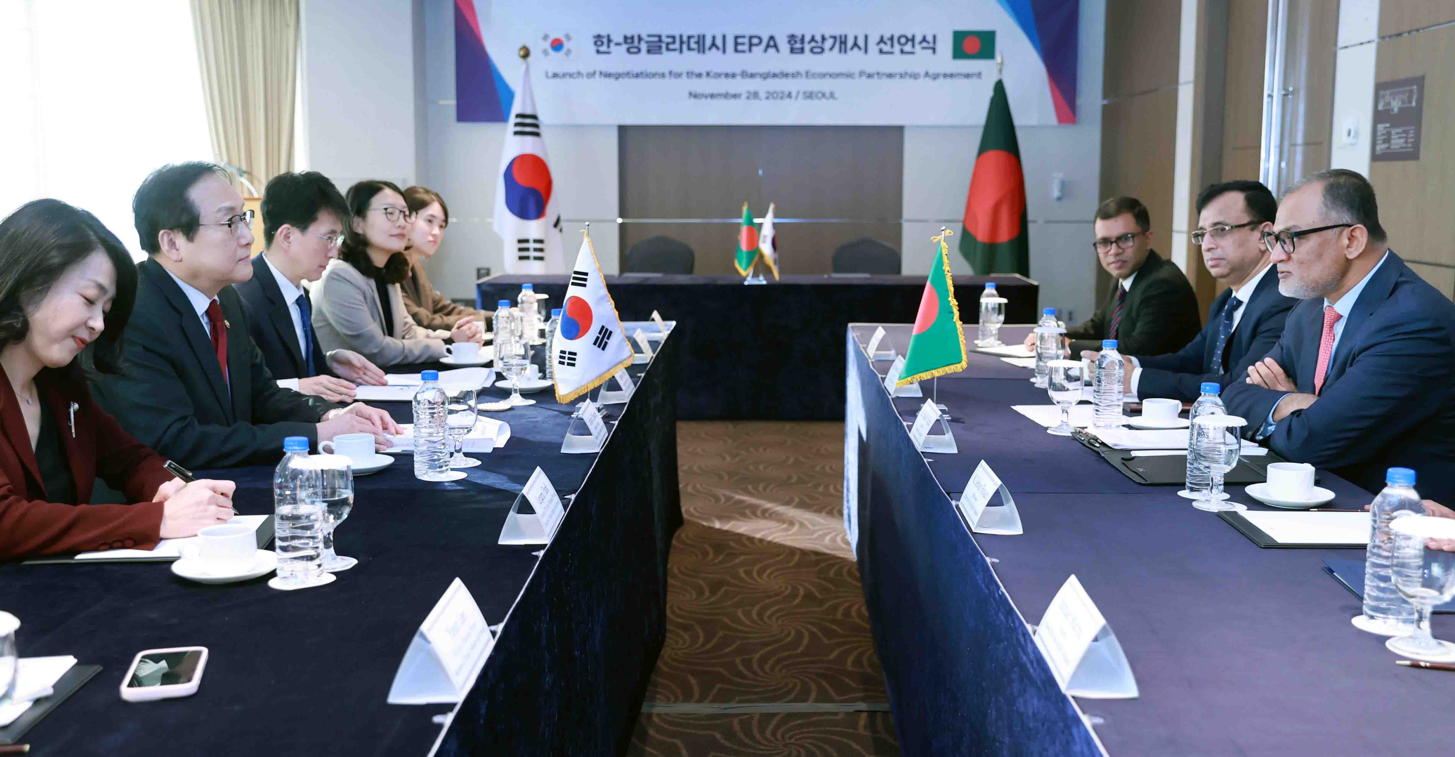 한-방글라데시 경제동반자협정(EPA) 협상개시 선언식 3