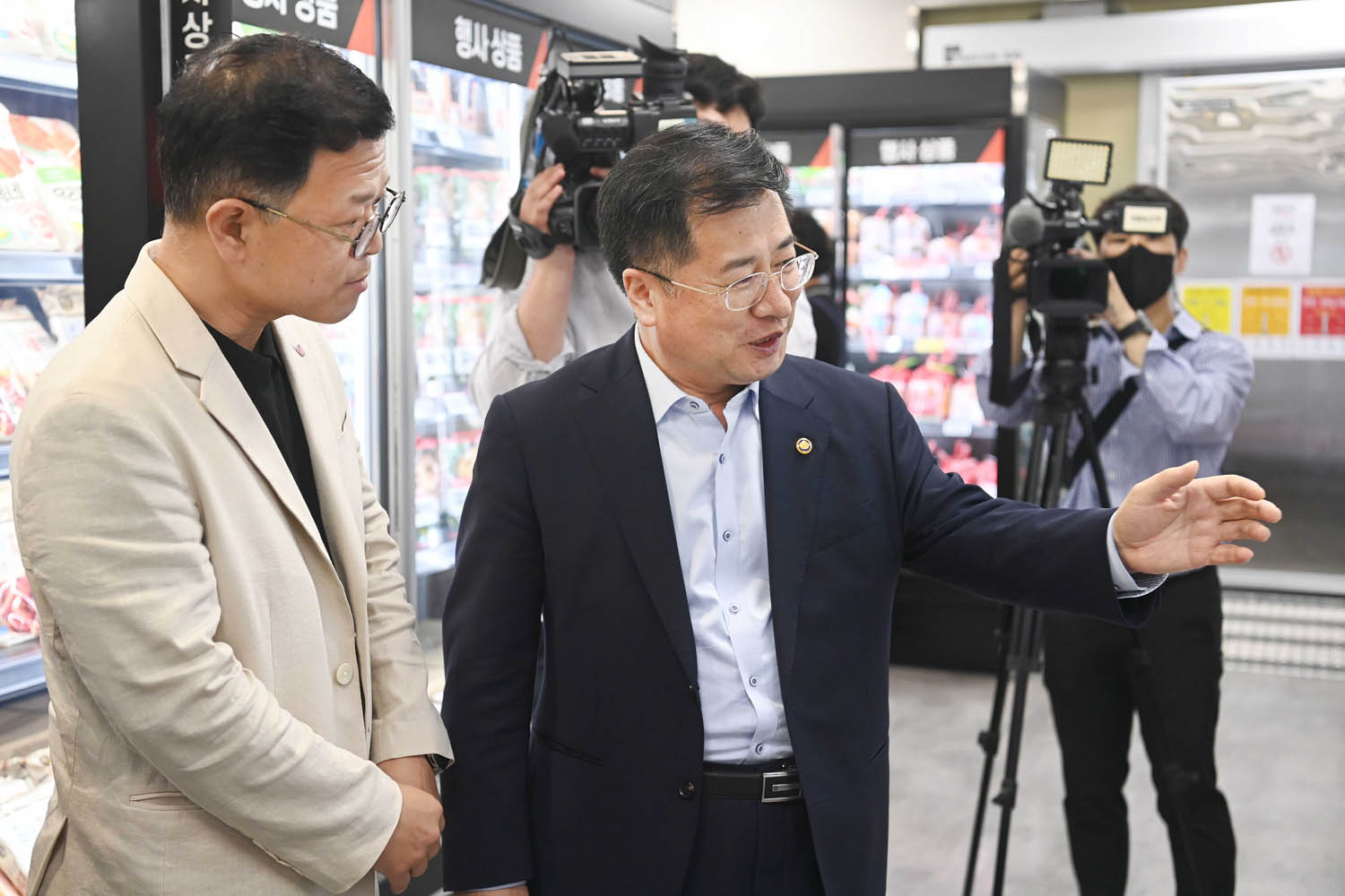 식품매장 냉장고 문달기 사업 현장방문 4