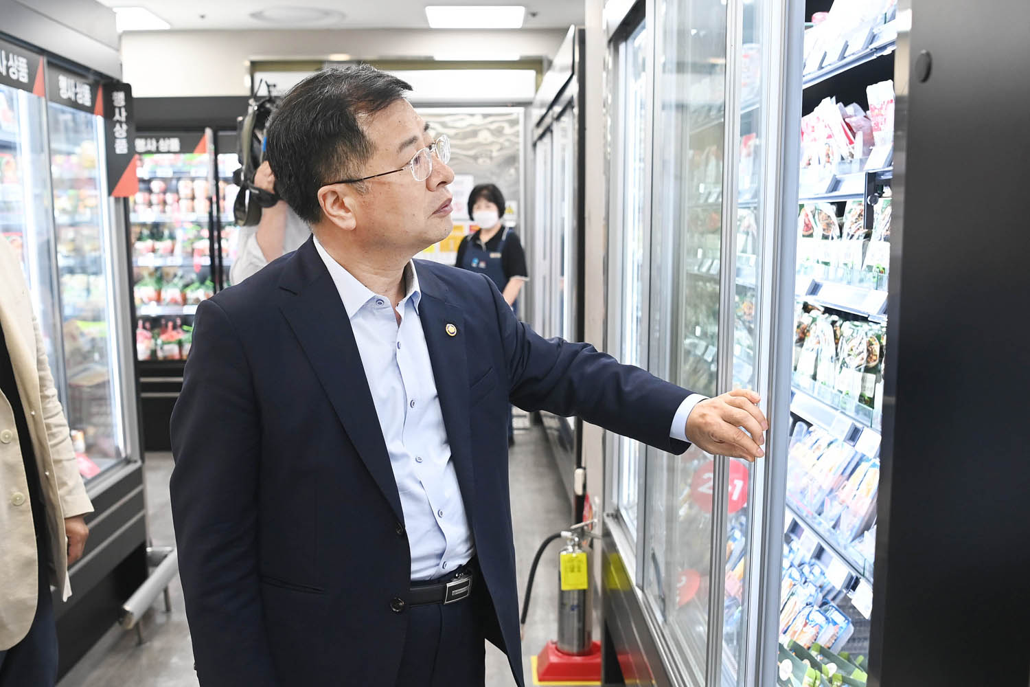 식품매장 냉장고 문달기 사업 현장방문 2