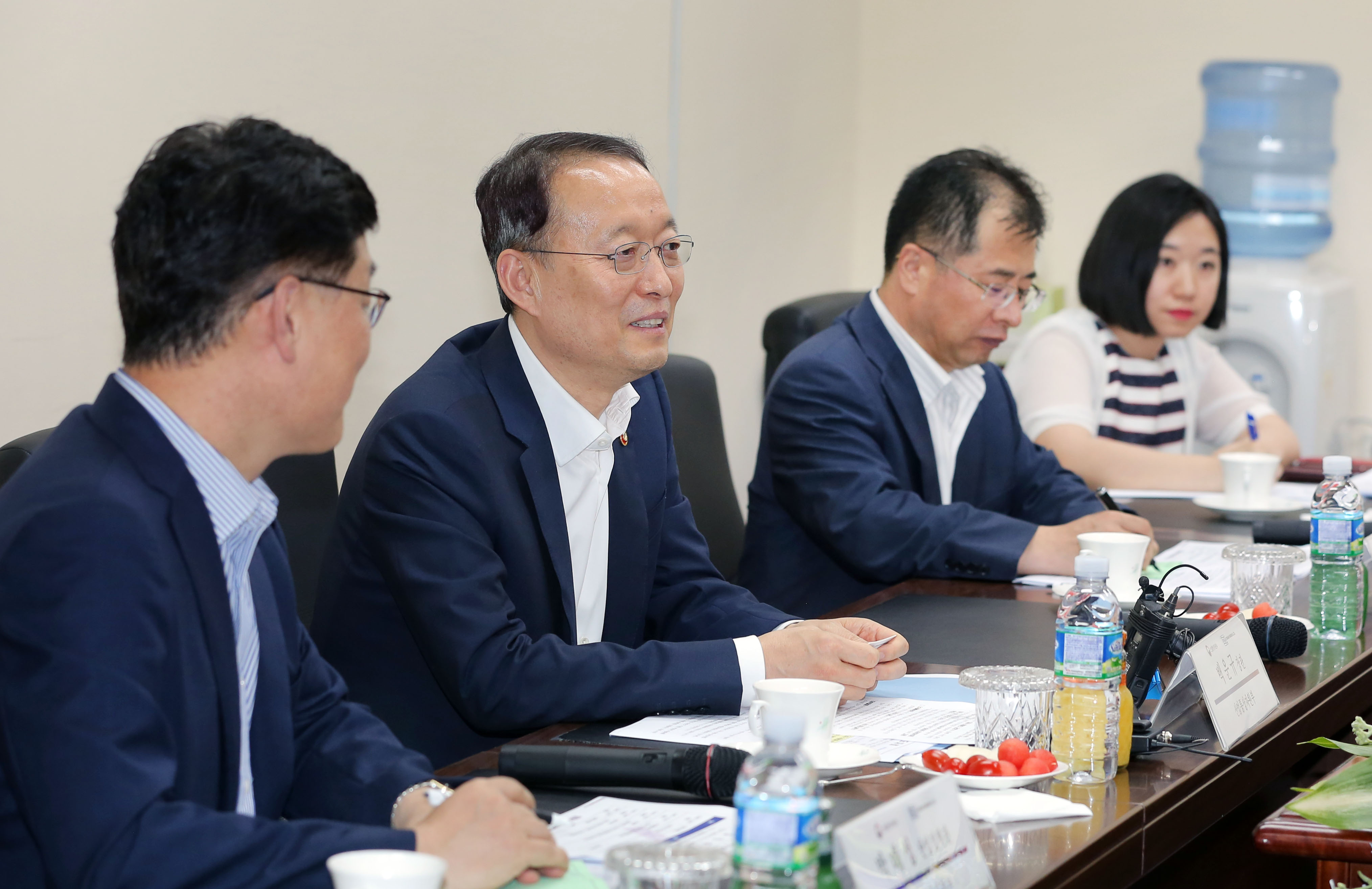 반도체 수출업체인 동진쎄미켐 현장방문 2