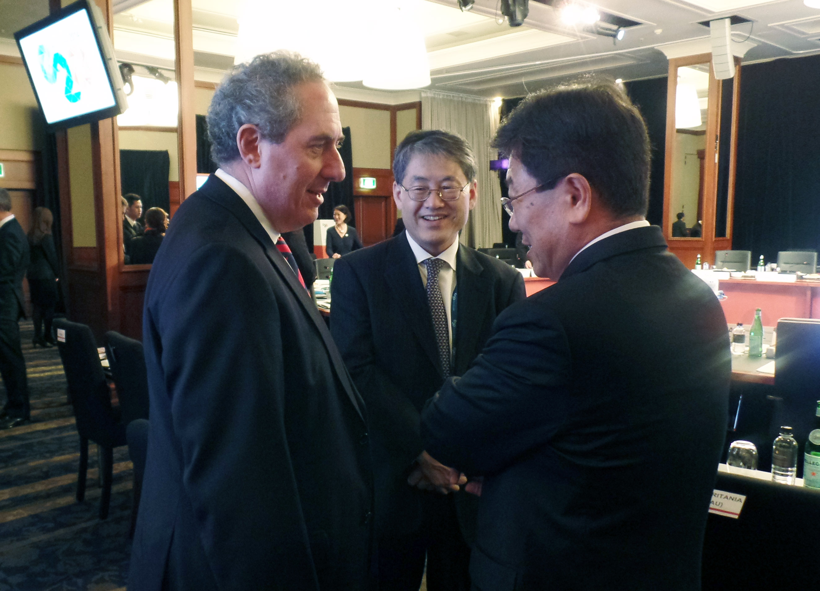 G20 통상장관회의 참석 각국 대표와 환담 3