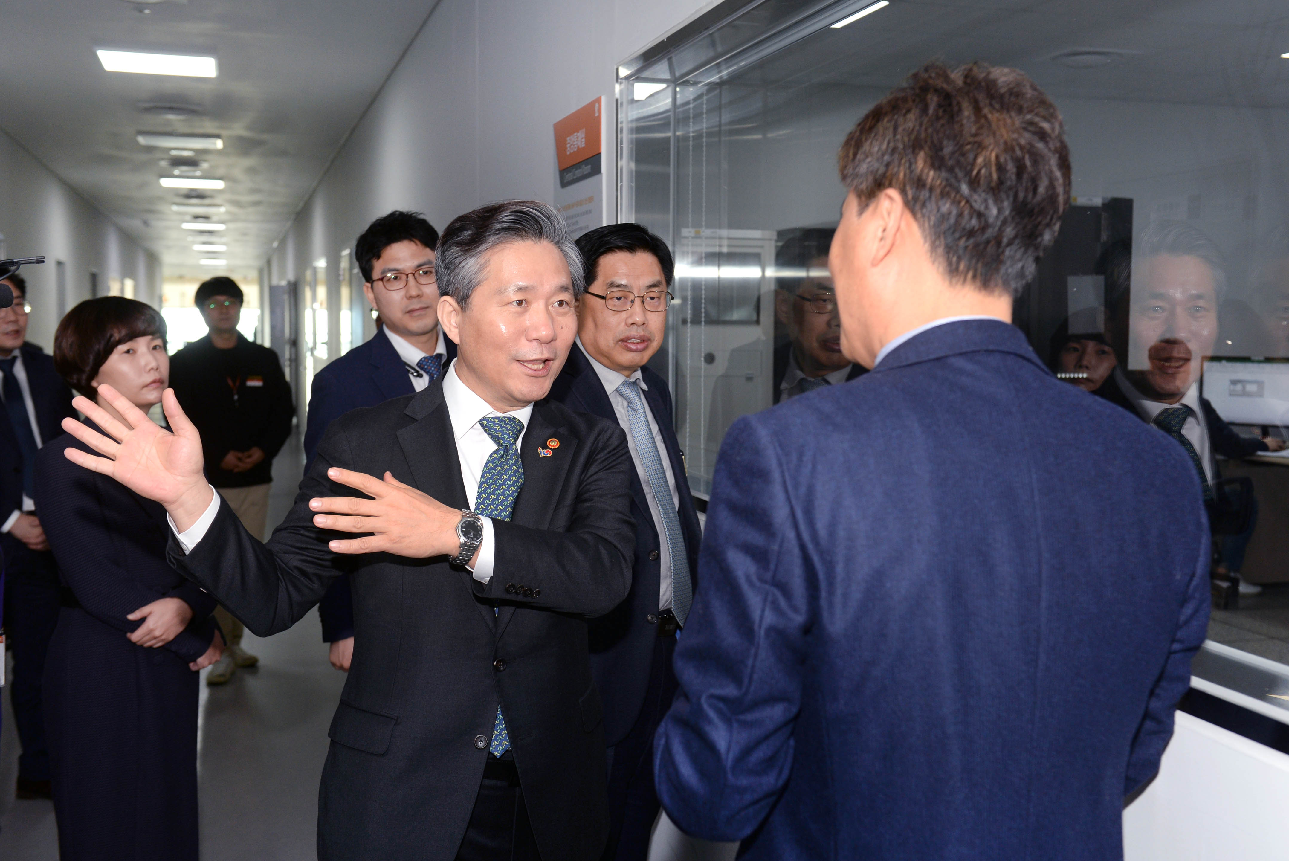 의약품 수출기업인 대웅제약 오송공장 현장방문 1