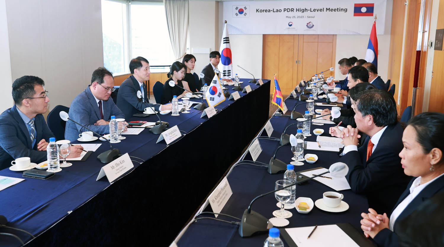 라오스 산업통상부 장관 면담 4