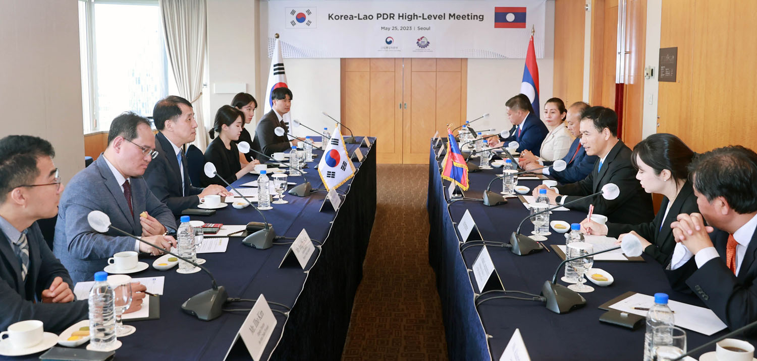 라오스 산업통상부 장관 면담 2