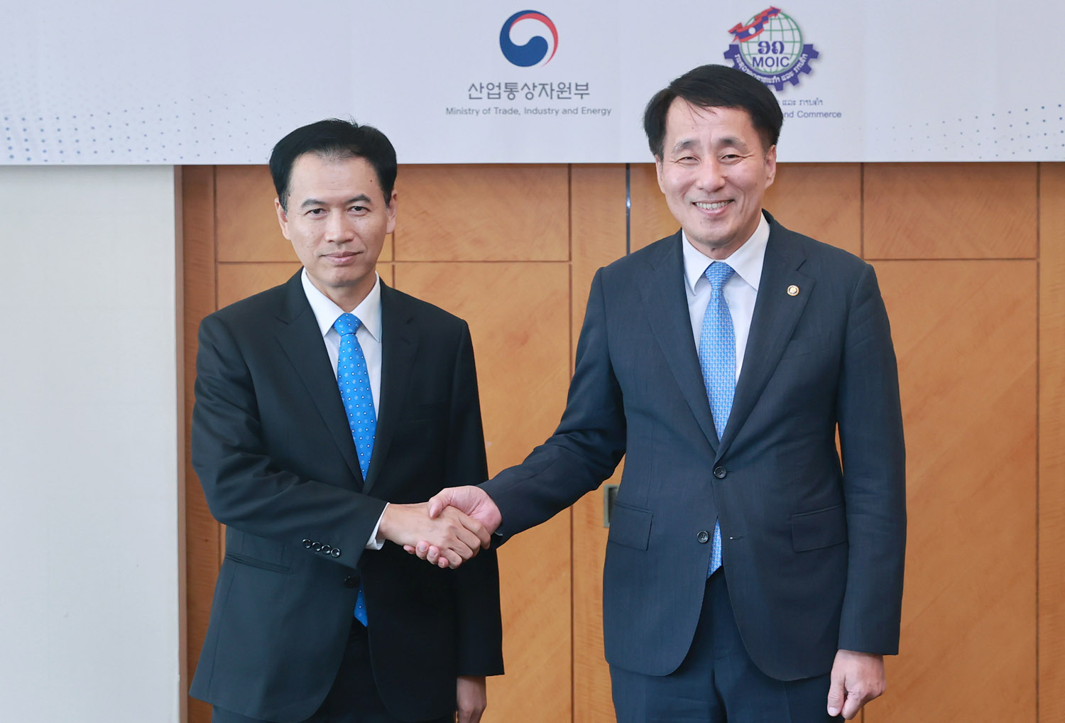 라오스 산업통상부 장관 면담 1