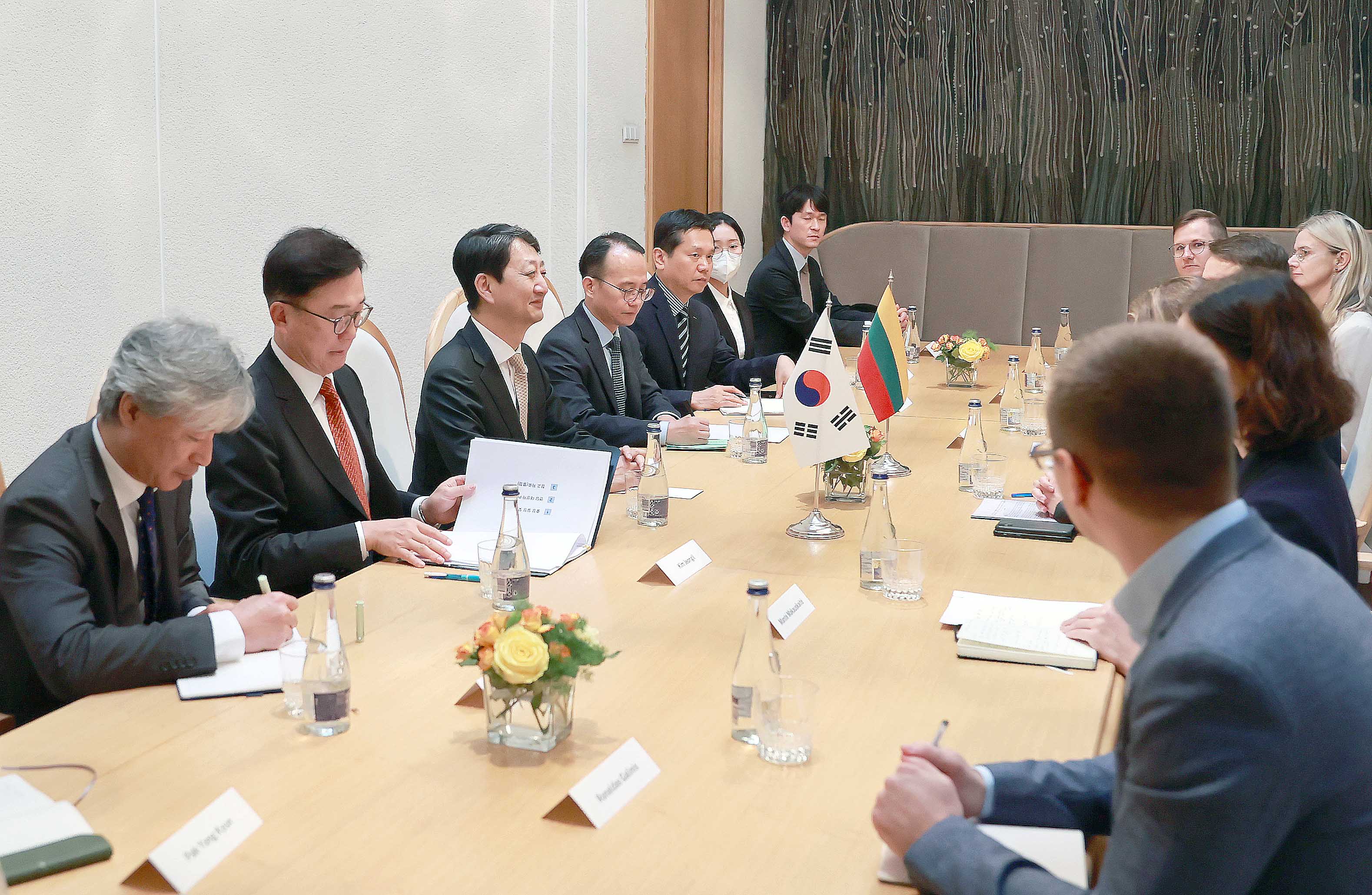 리투아니아 국무조정실장 면담 5