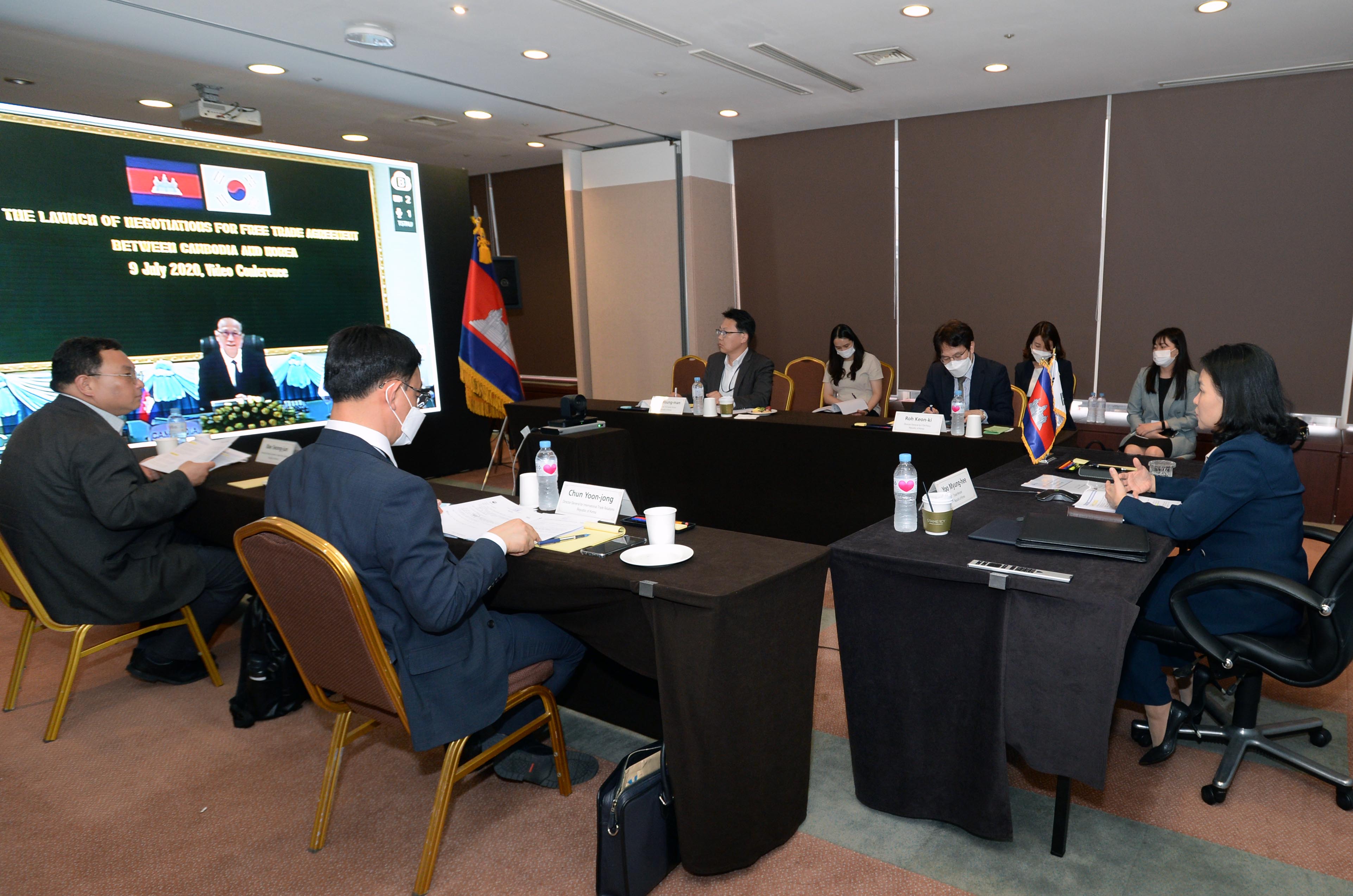 한-캄보디아 자유무역협정(FTA) 협상 개시 선언 3
