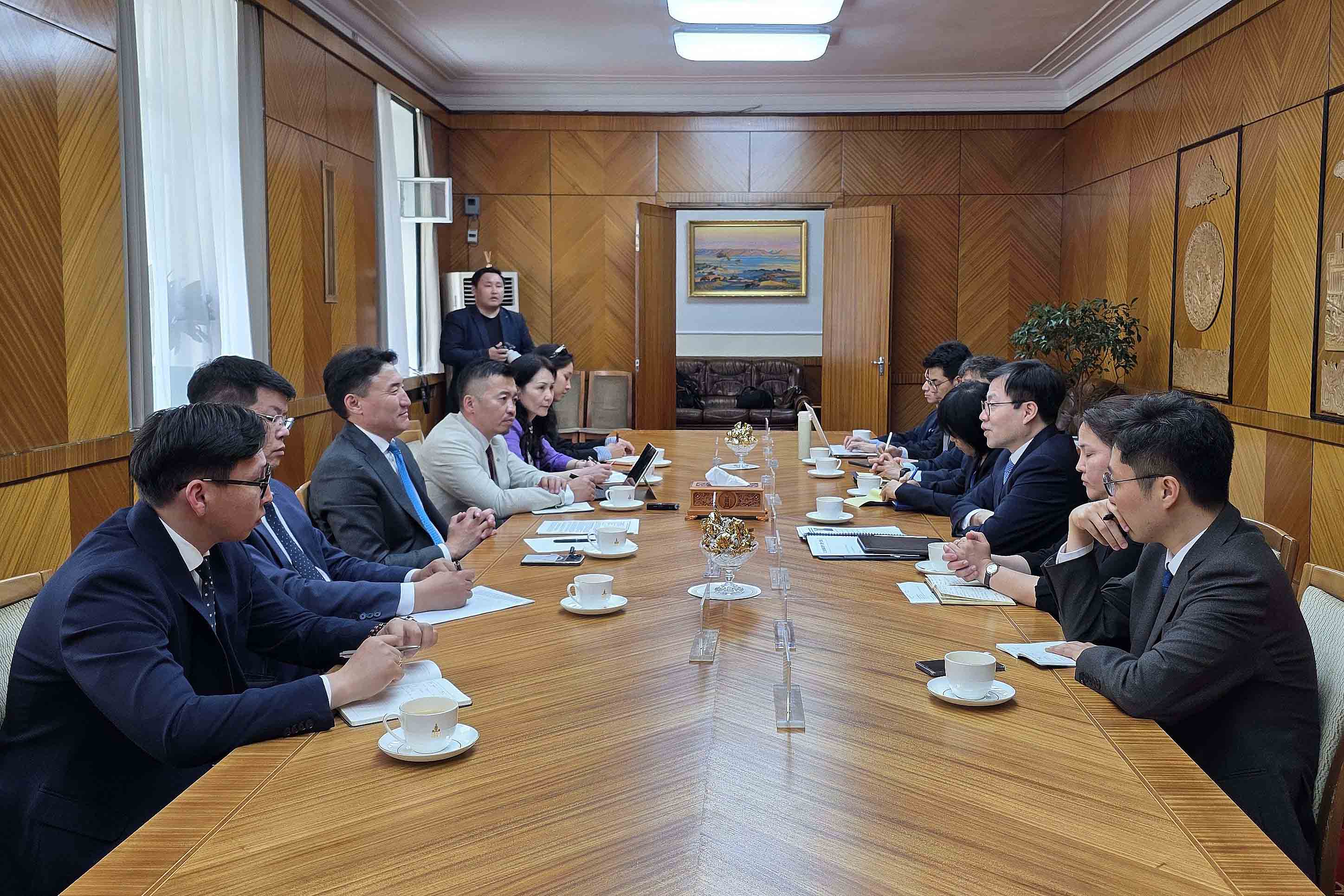 몽골 산업광물자원부 장관 면담 2