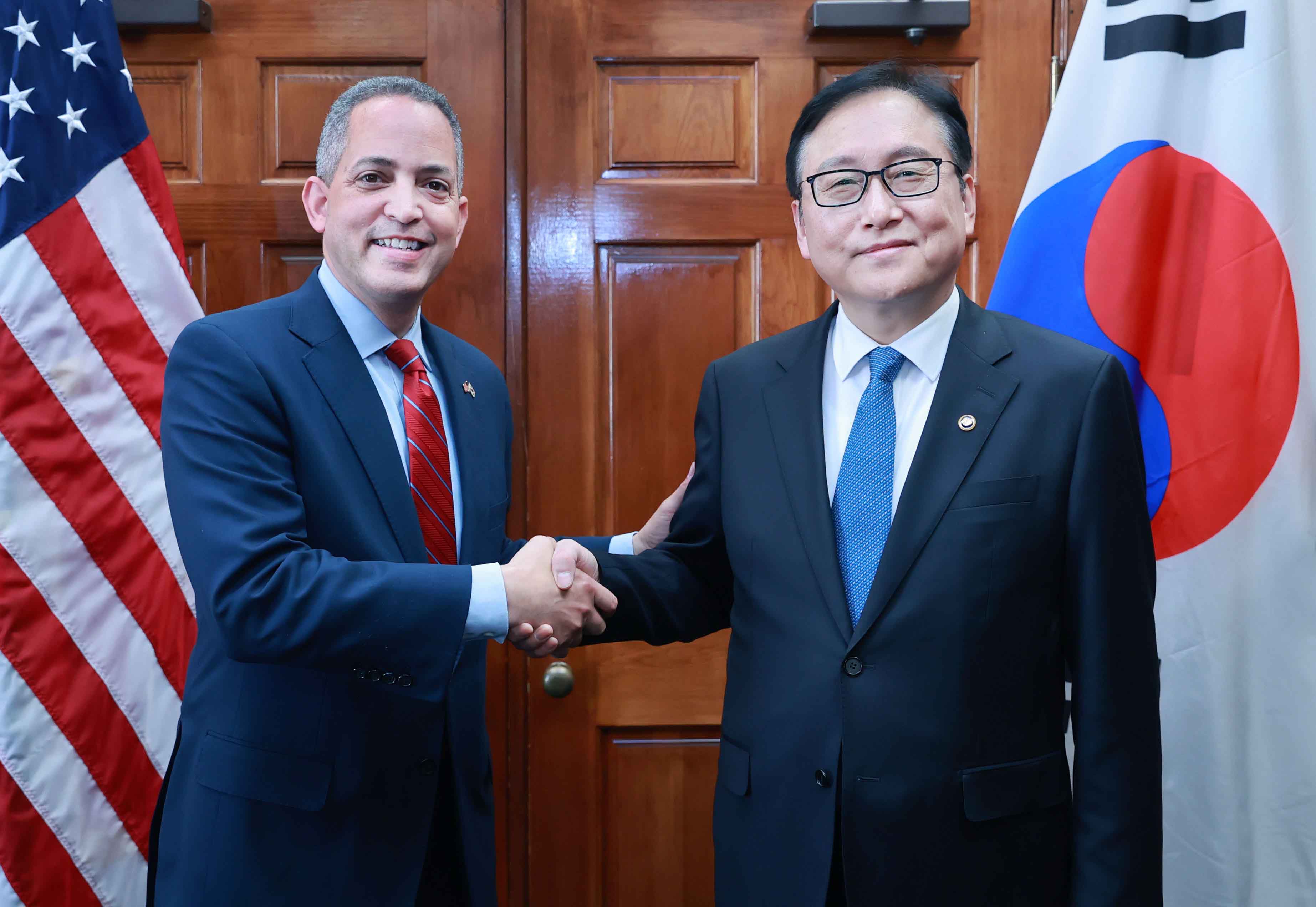 미국 상무부 부장관 면담 1