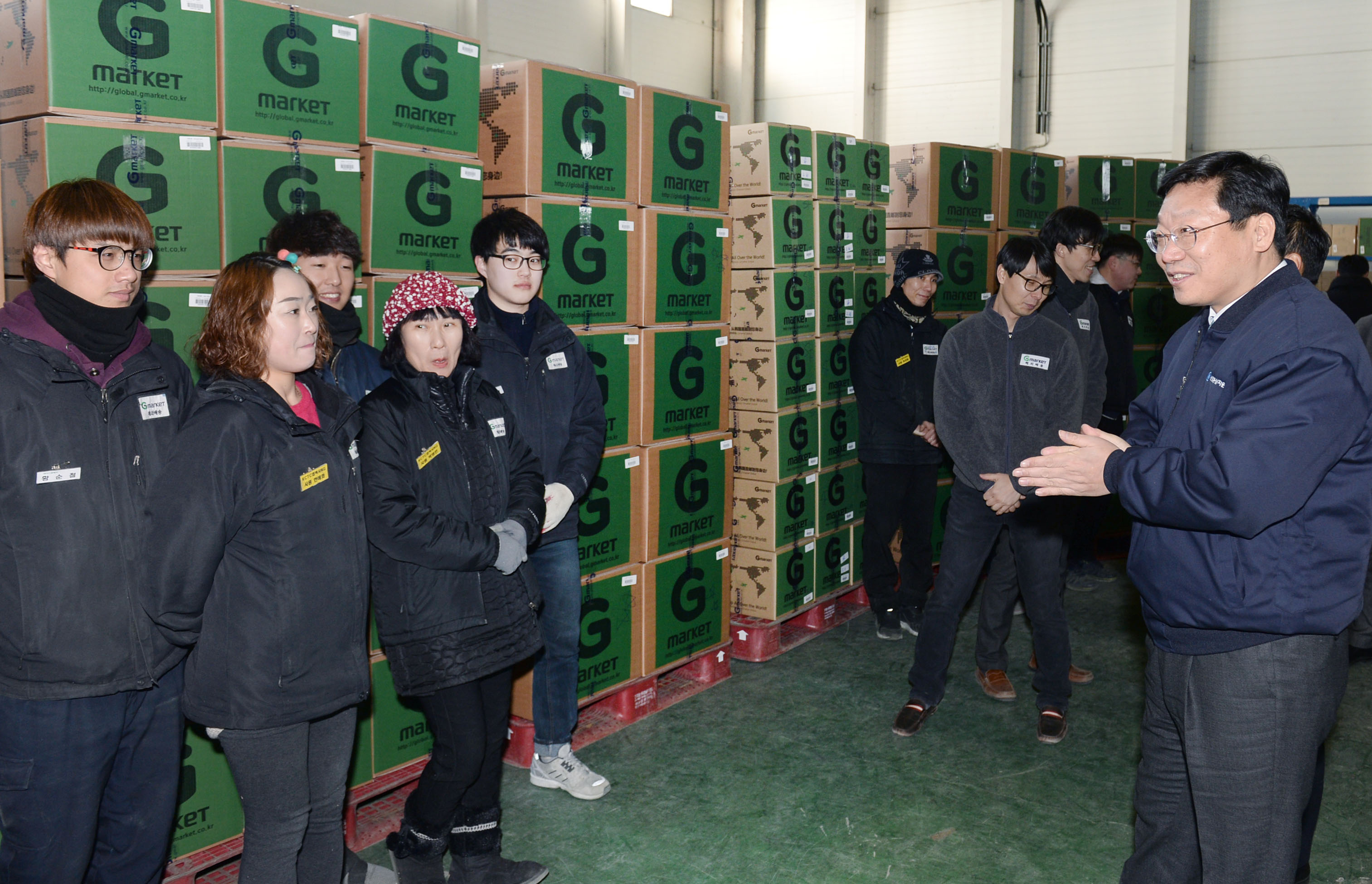 온라인 해외 판매 쇼핑몰인 G마켓 물류센터 현장방문 3