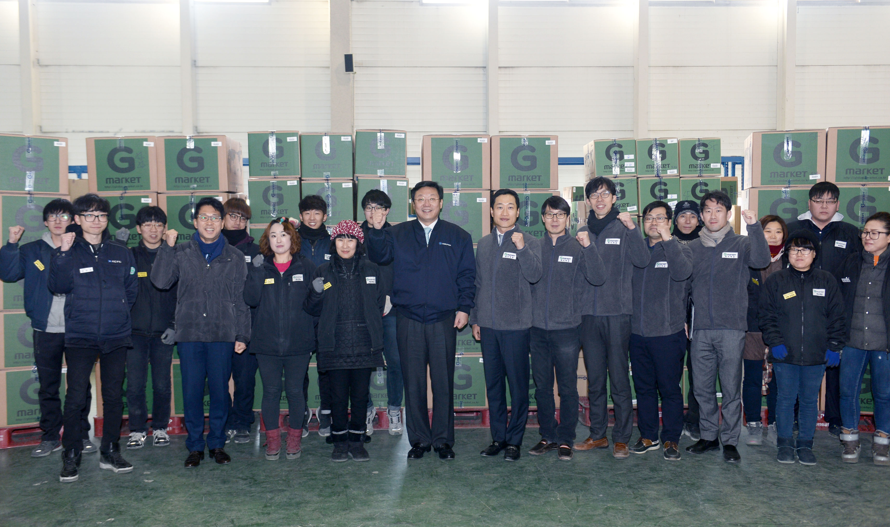 온라인 해외 판매 쇼핑몰인 G마켓 물류센터 현장방문 5