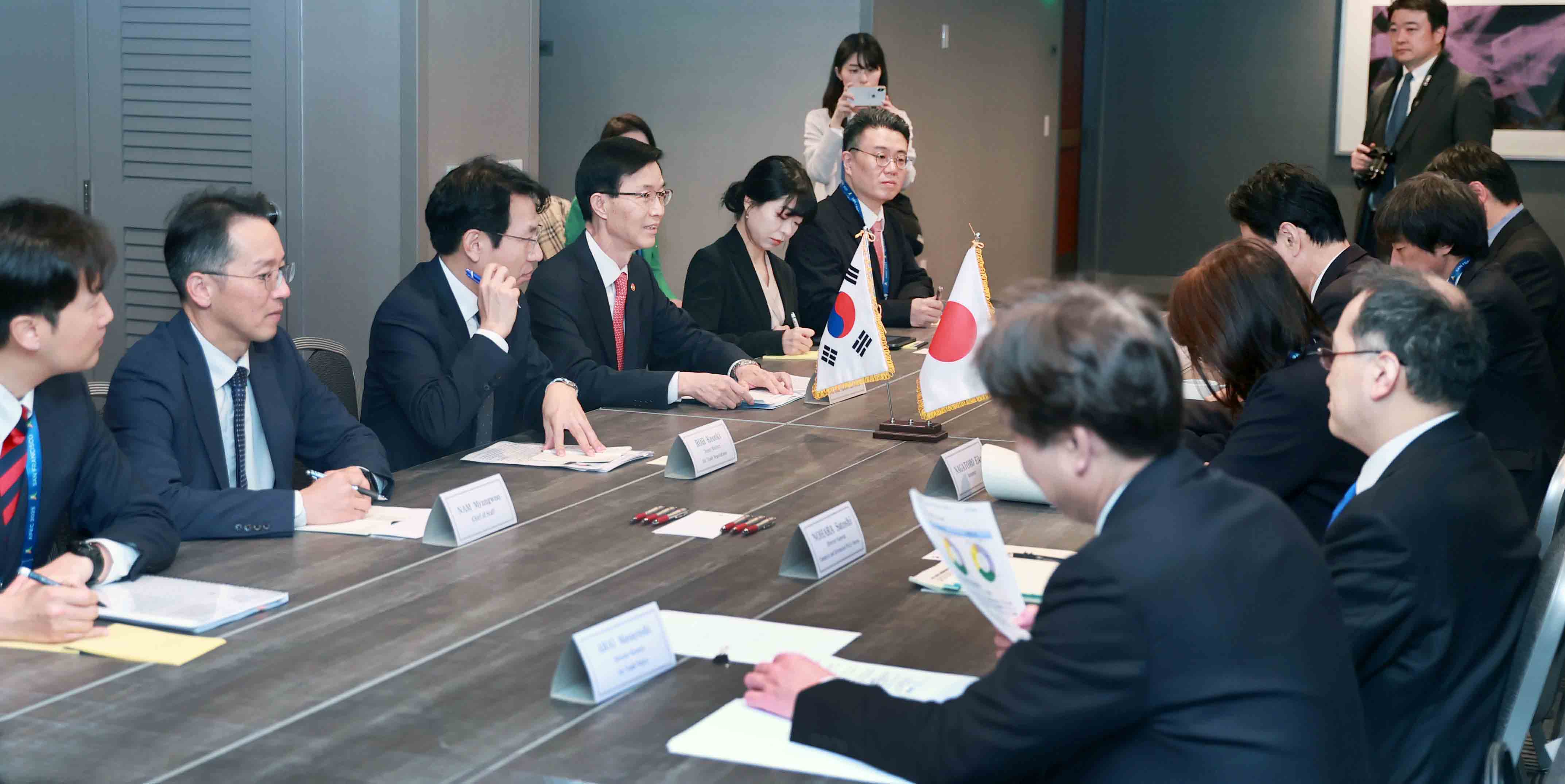 일본 경제산업대신 면담 3