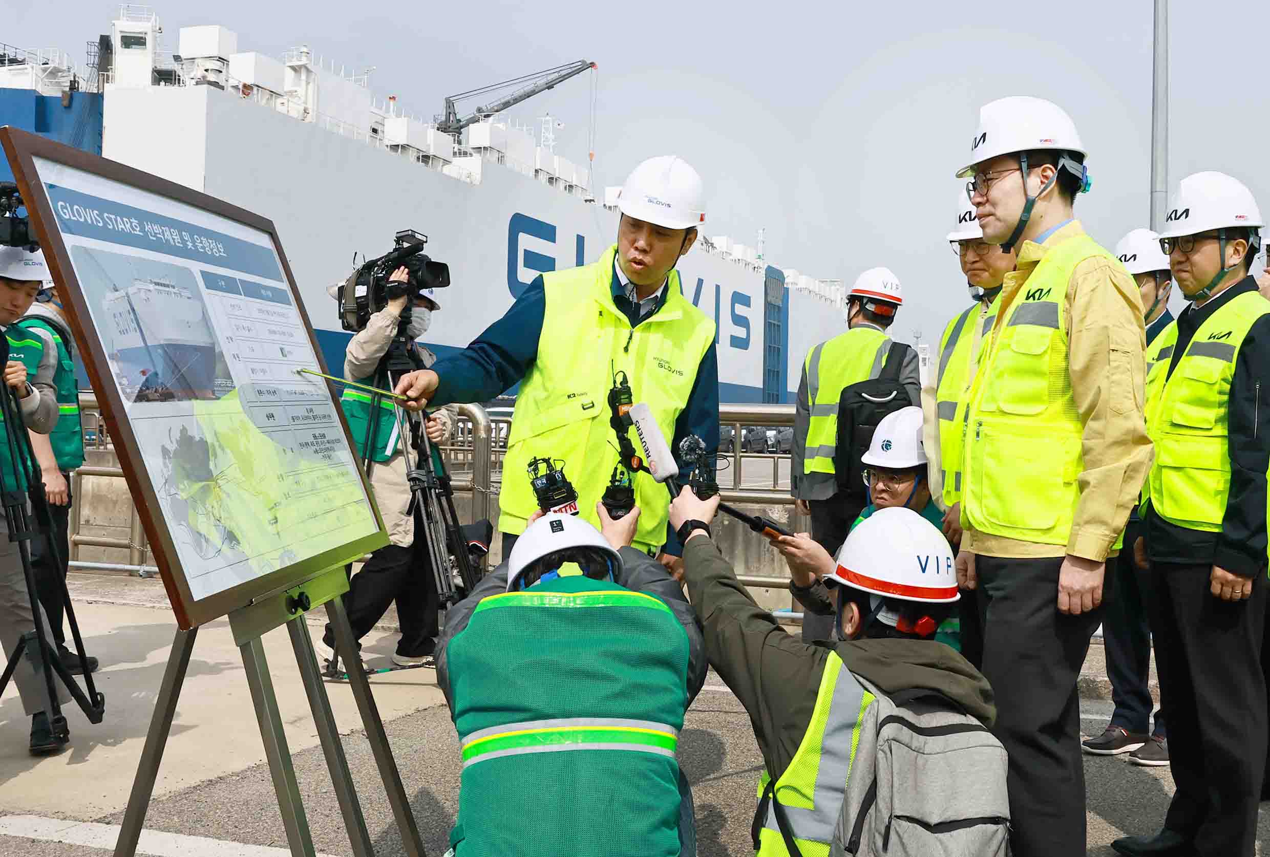 자동차 수출입 물류 현장인 평택당진항 방문 3