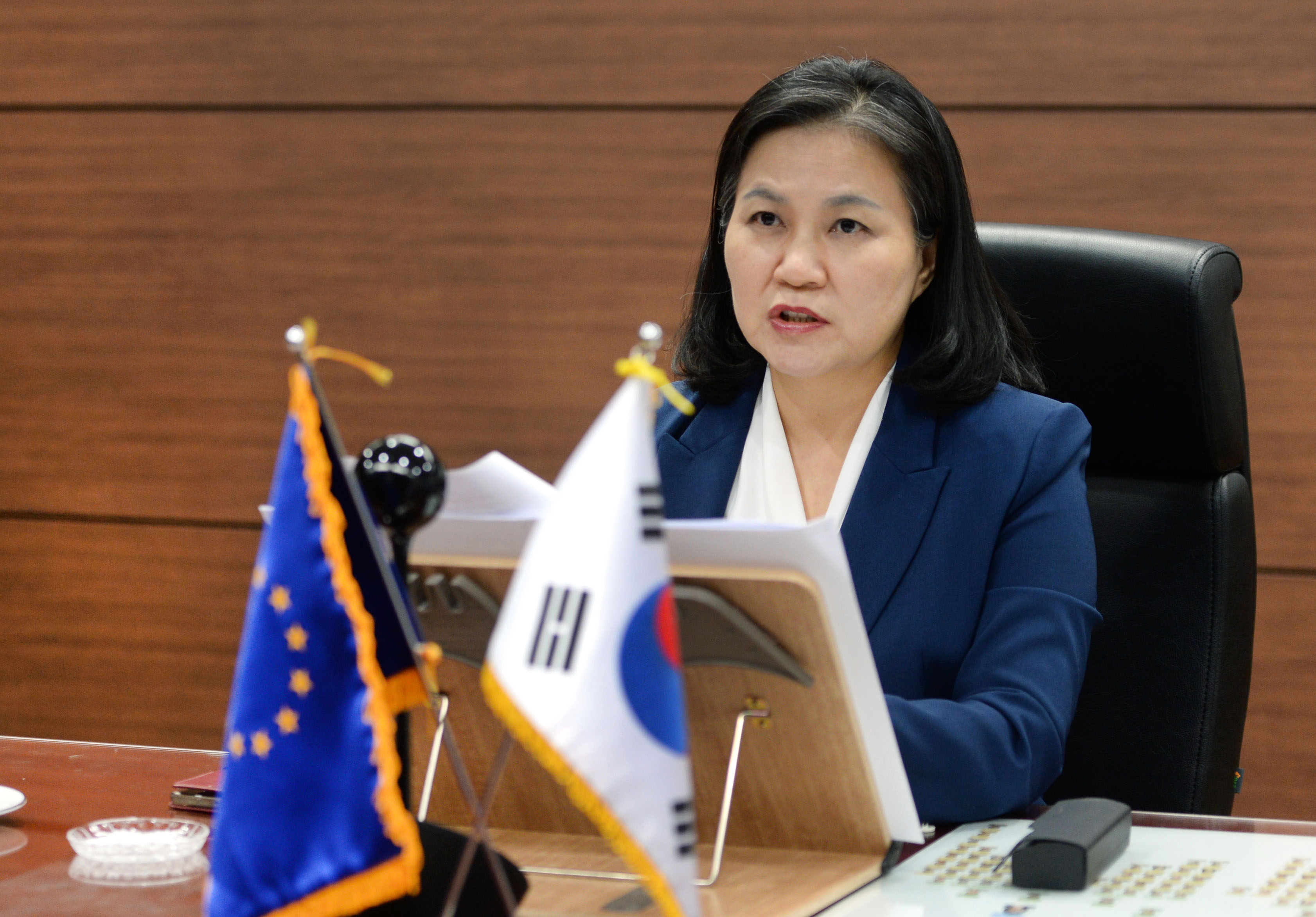 한-EU 통상장관 화상회의 2