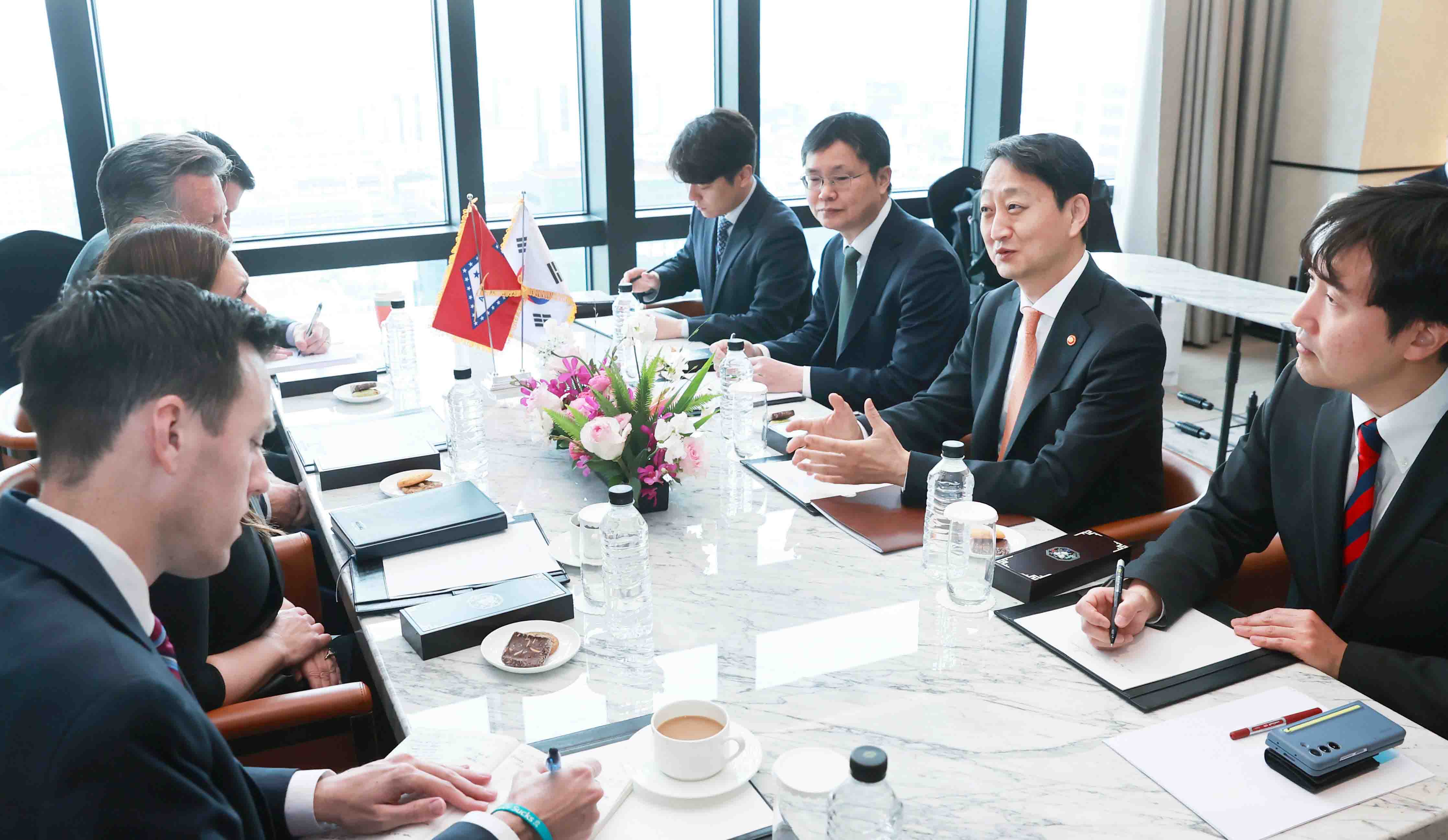 미국 아칸소 주지사 면담 3