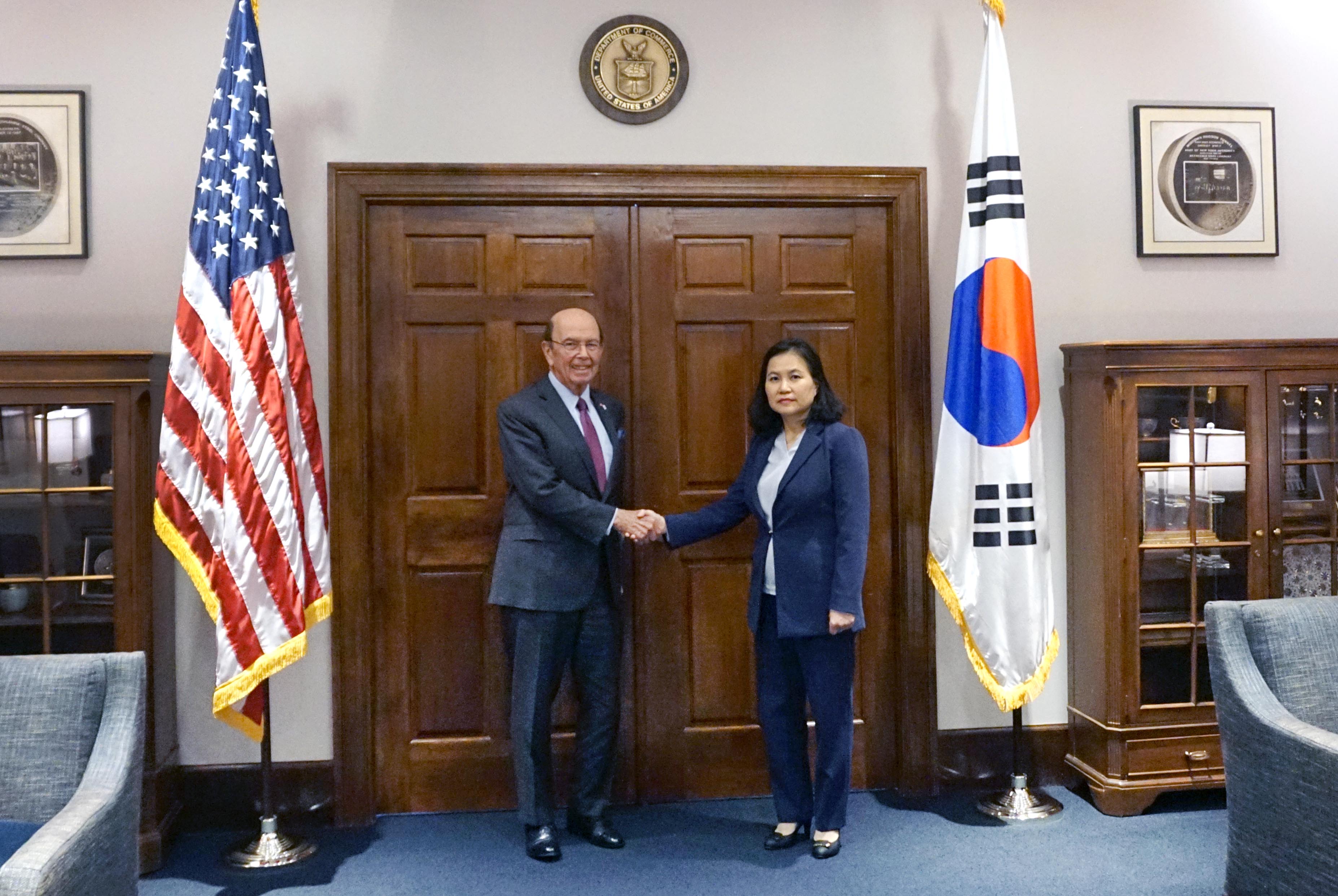 윌버 로스 미국 상무장관 면담 1