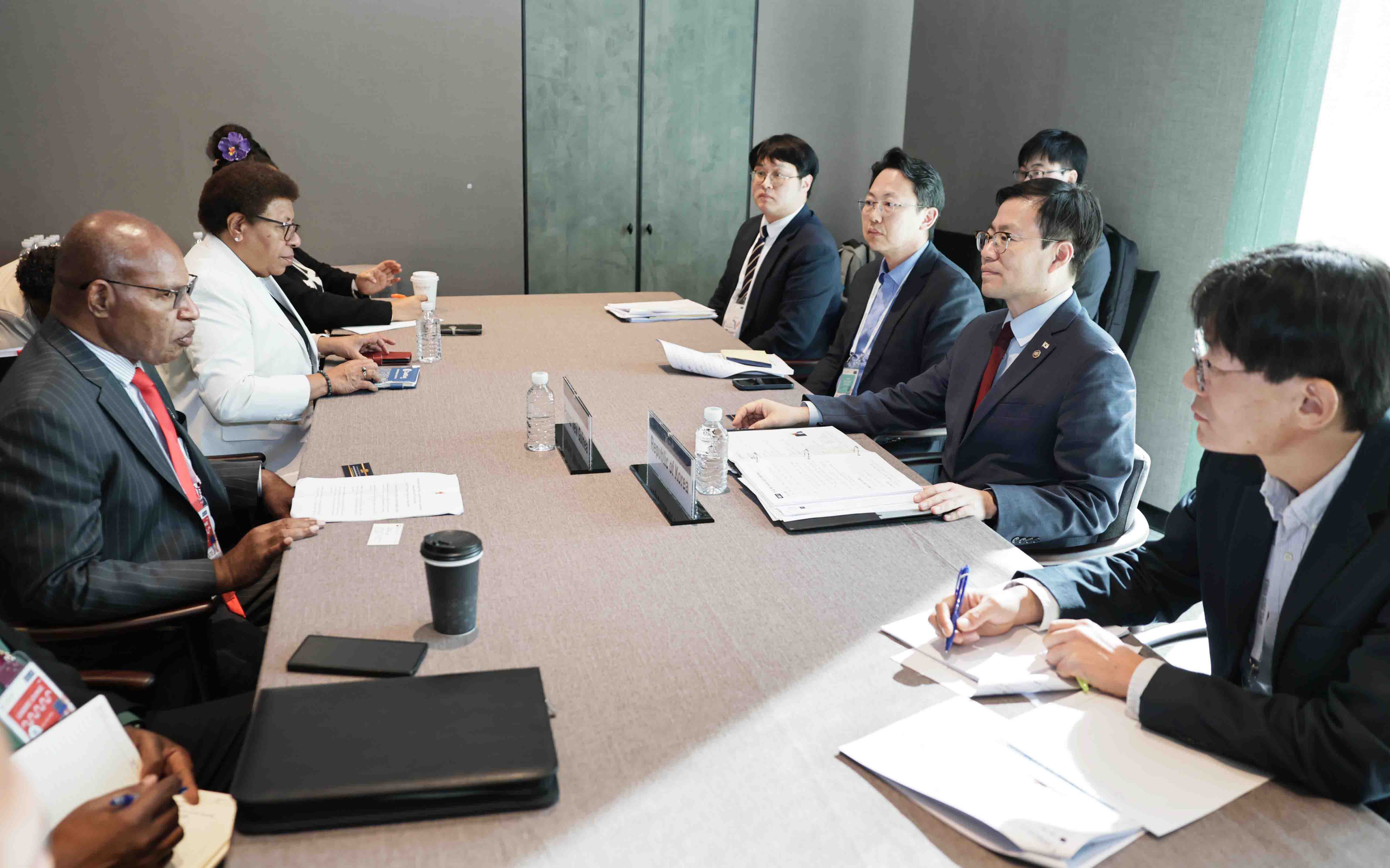 파푸아뉴기니 국제무역부 장관 면담 5