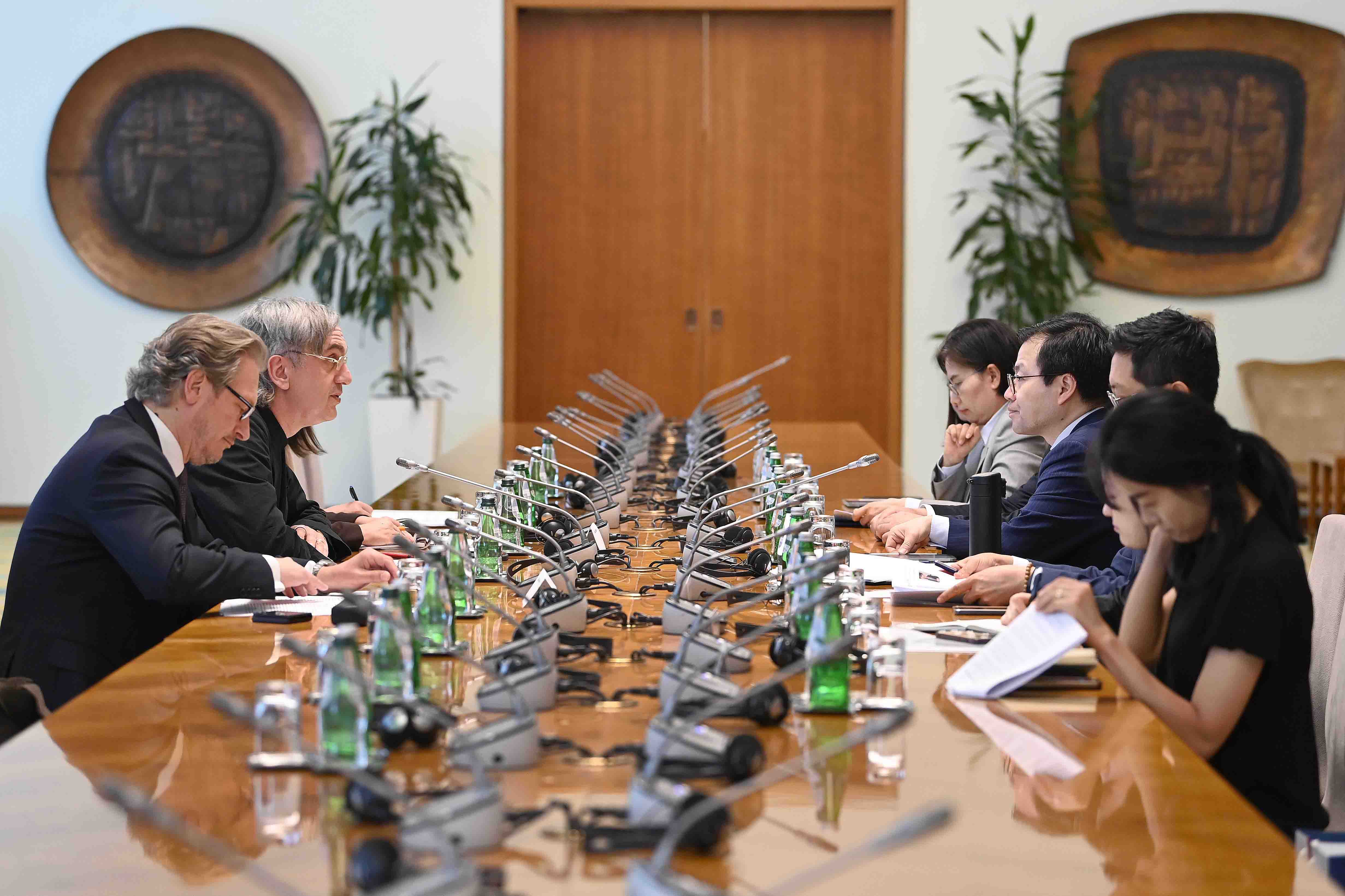 세르비아 상공회의소 회장 면담 1