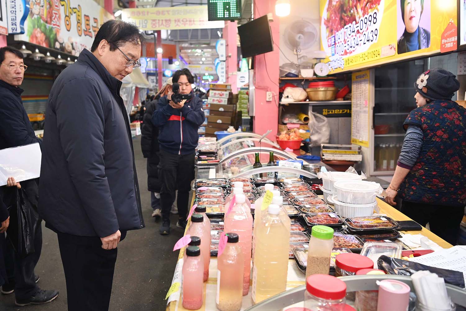 설 명절을 맞아 논산 화지 중앙시장 방문 3