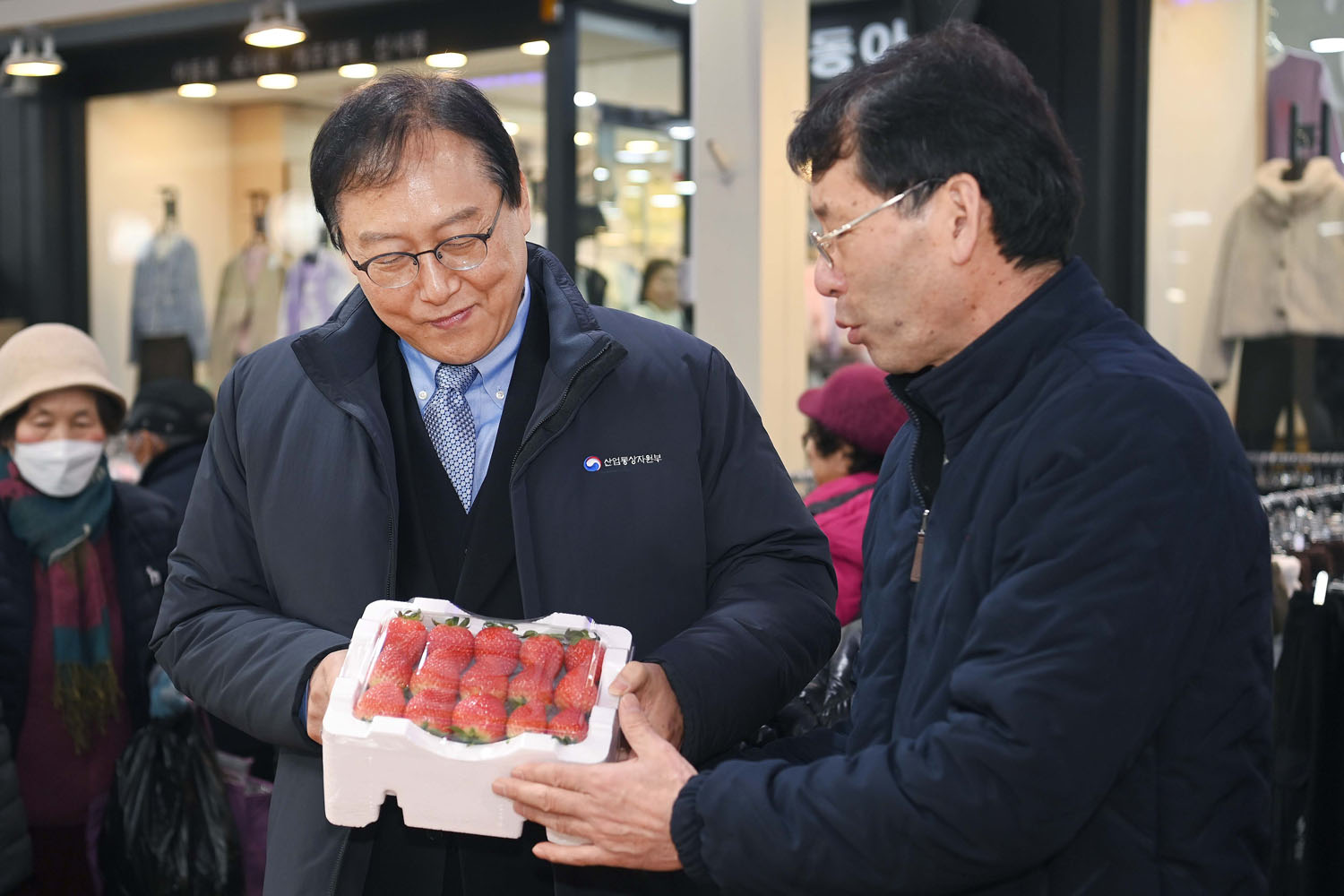 설 명절을 맞아 논산 화지 중앙시장 방문 2