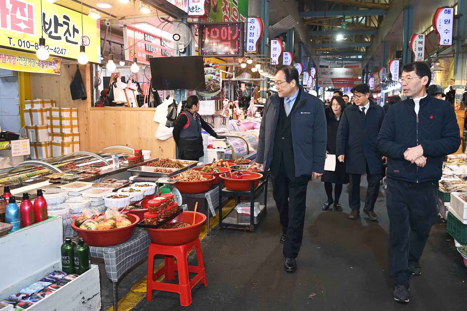 설 명절을 맞아 논산 화지 중앙시장 방문 5