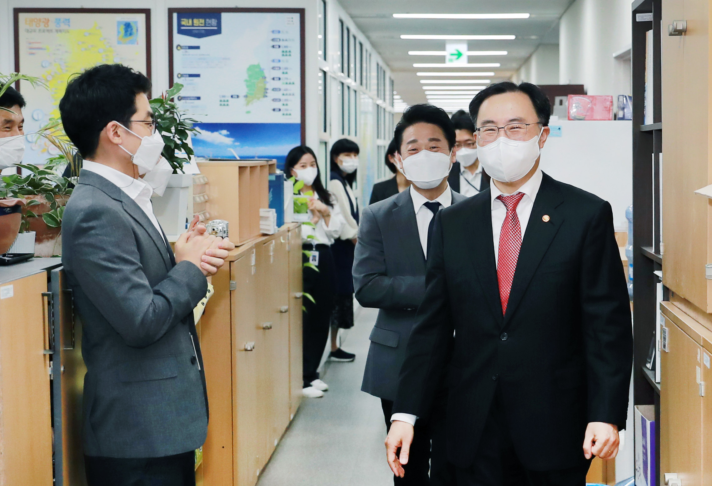 문승욱 산업통상자원부 장관 사무실 순회 5