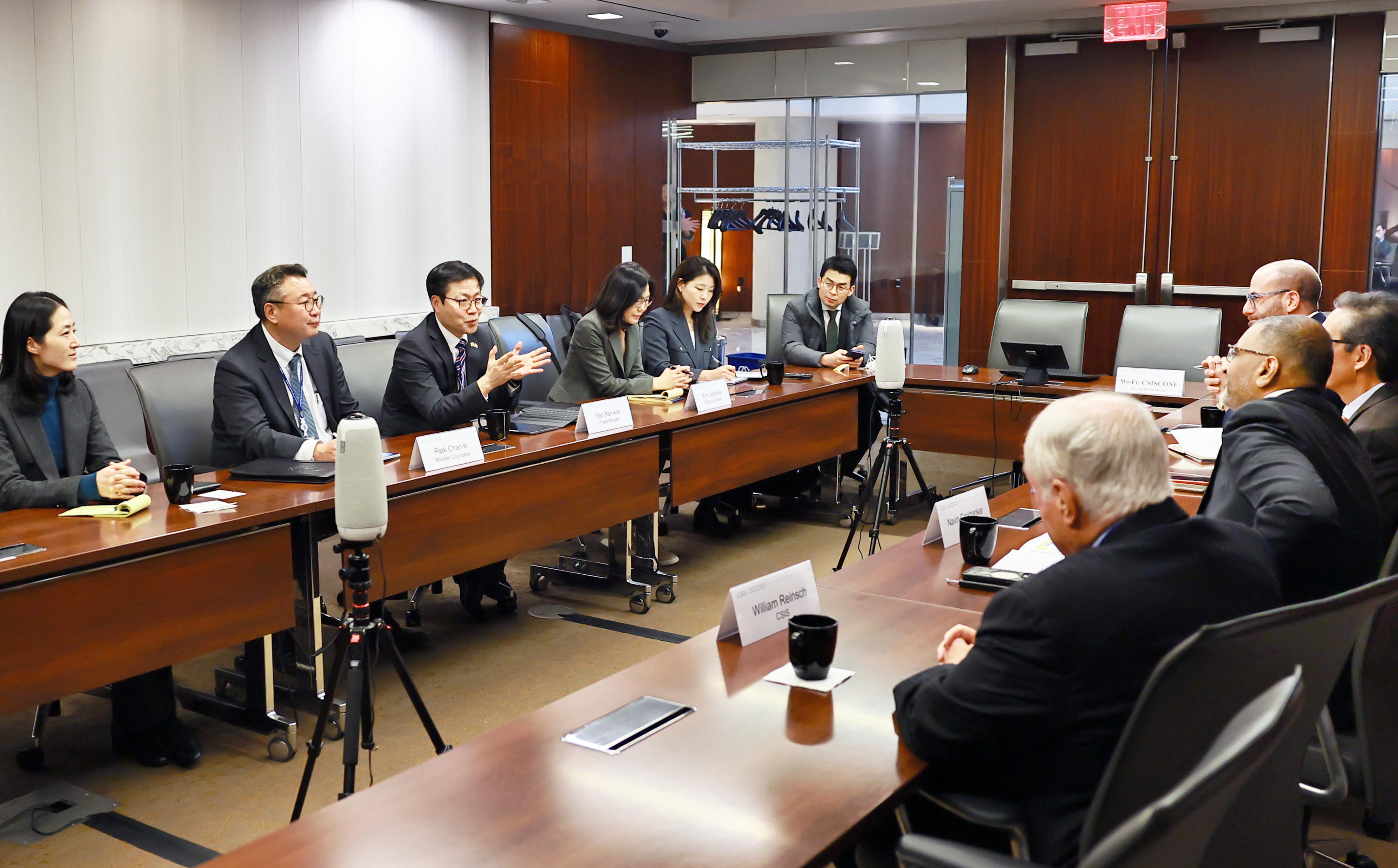 미국 전략국제문제연구소(CSIS) 방문 3