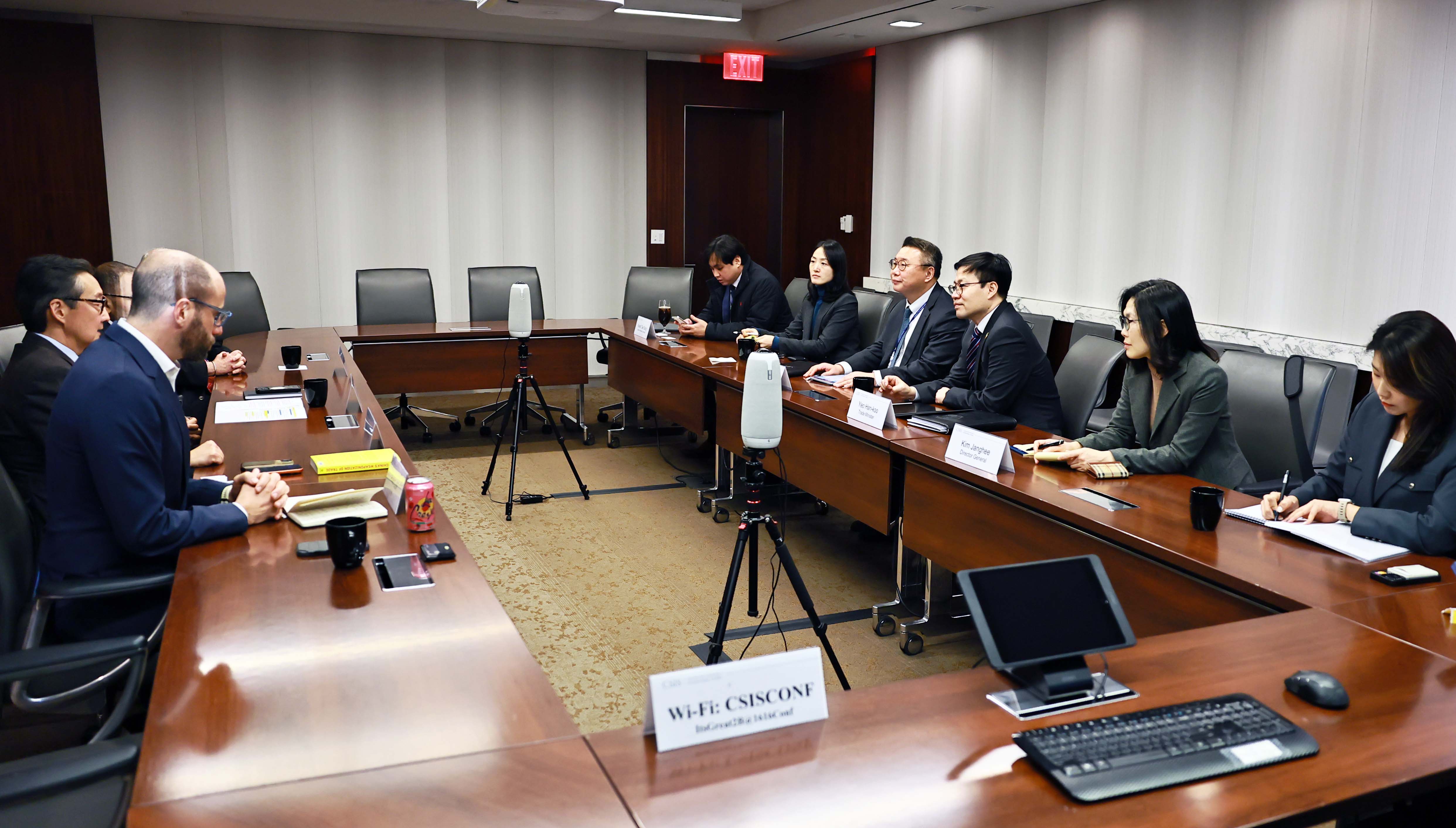 미국 전략국제문제연구소(CSIS) 방문 1