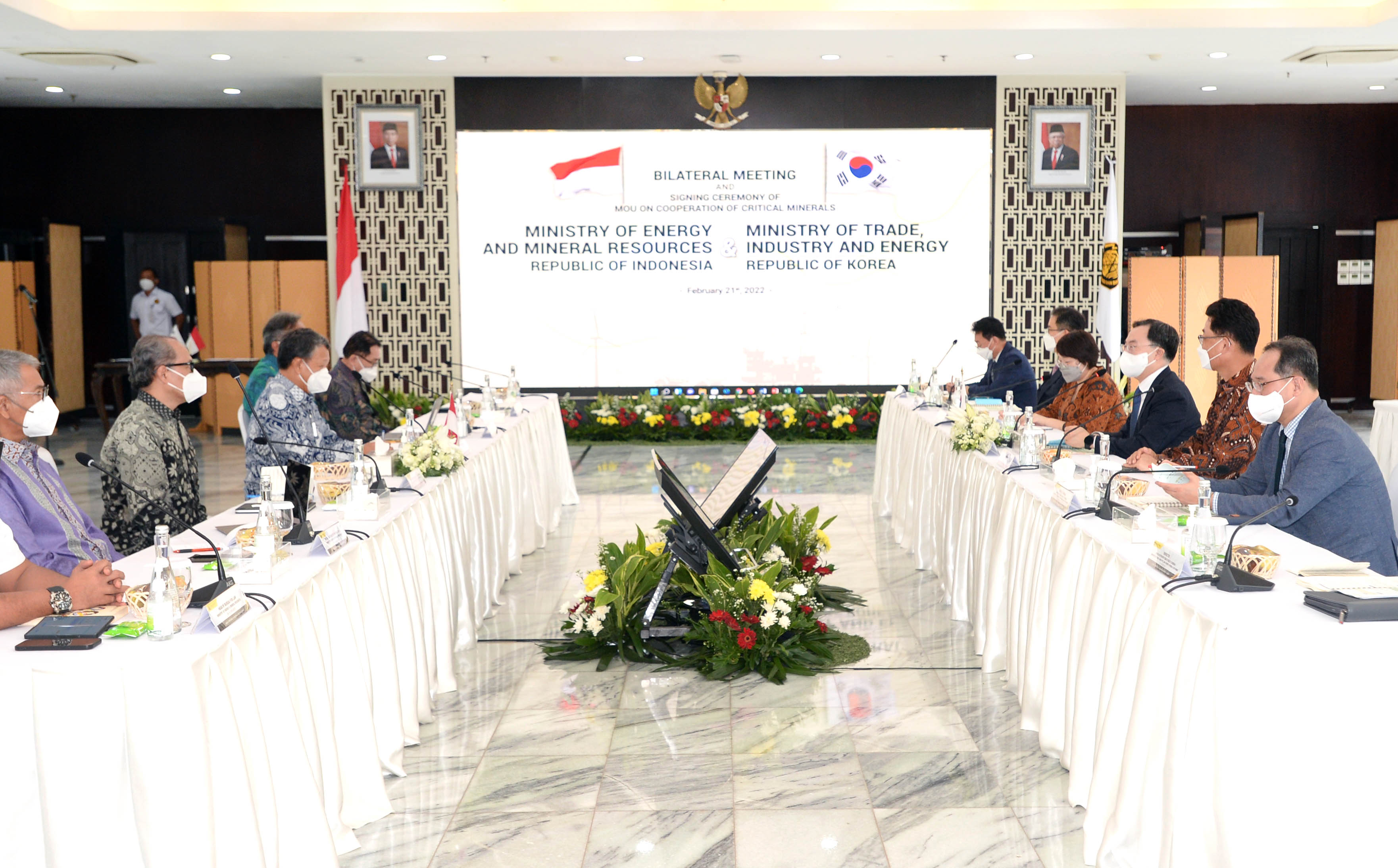 인니 에너지광물자원부 장관 면담 및 MOU 체결식 4