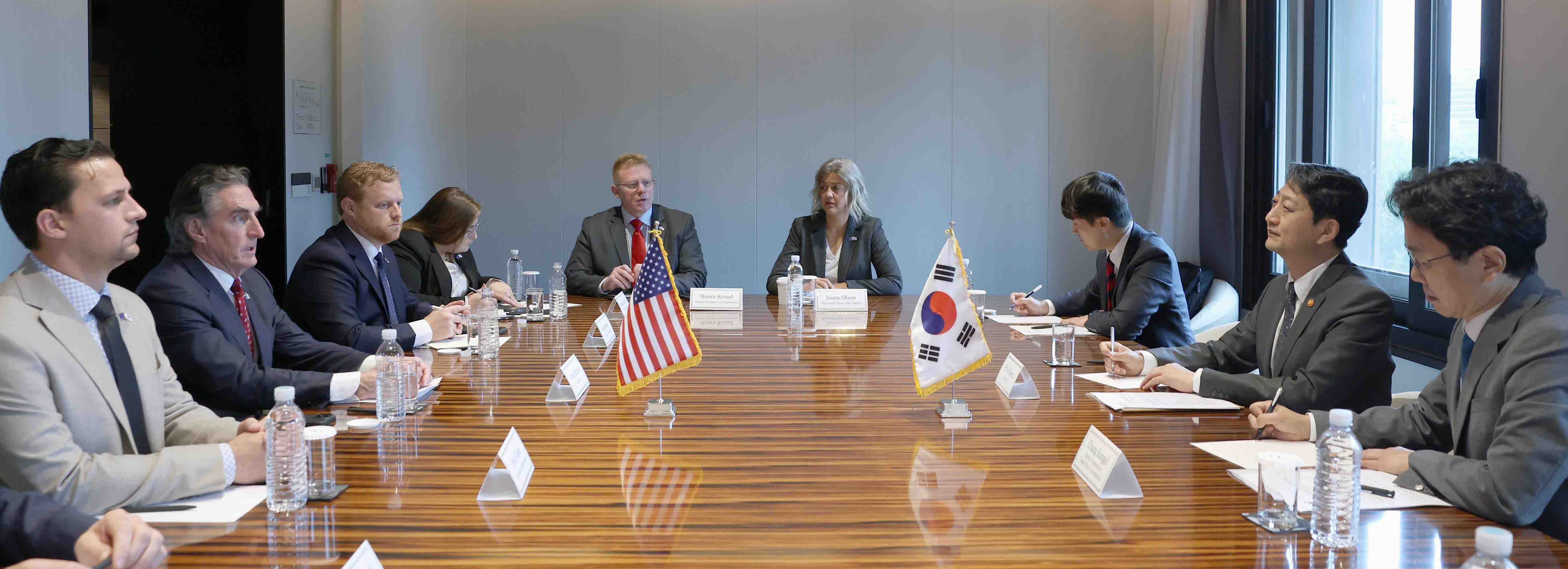 미국 노스다코타 주지사 면담 2