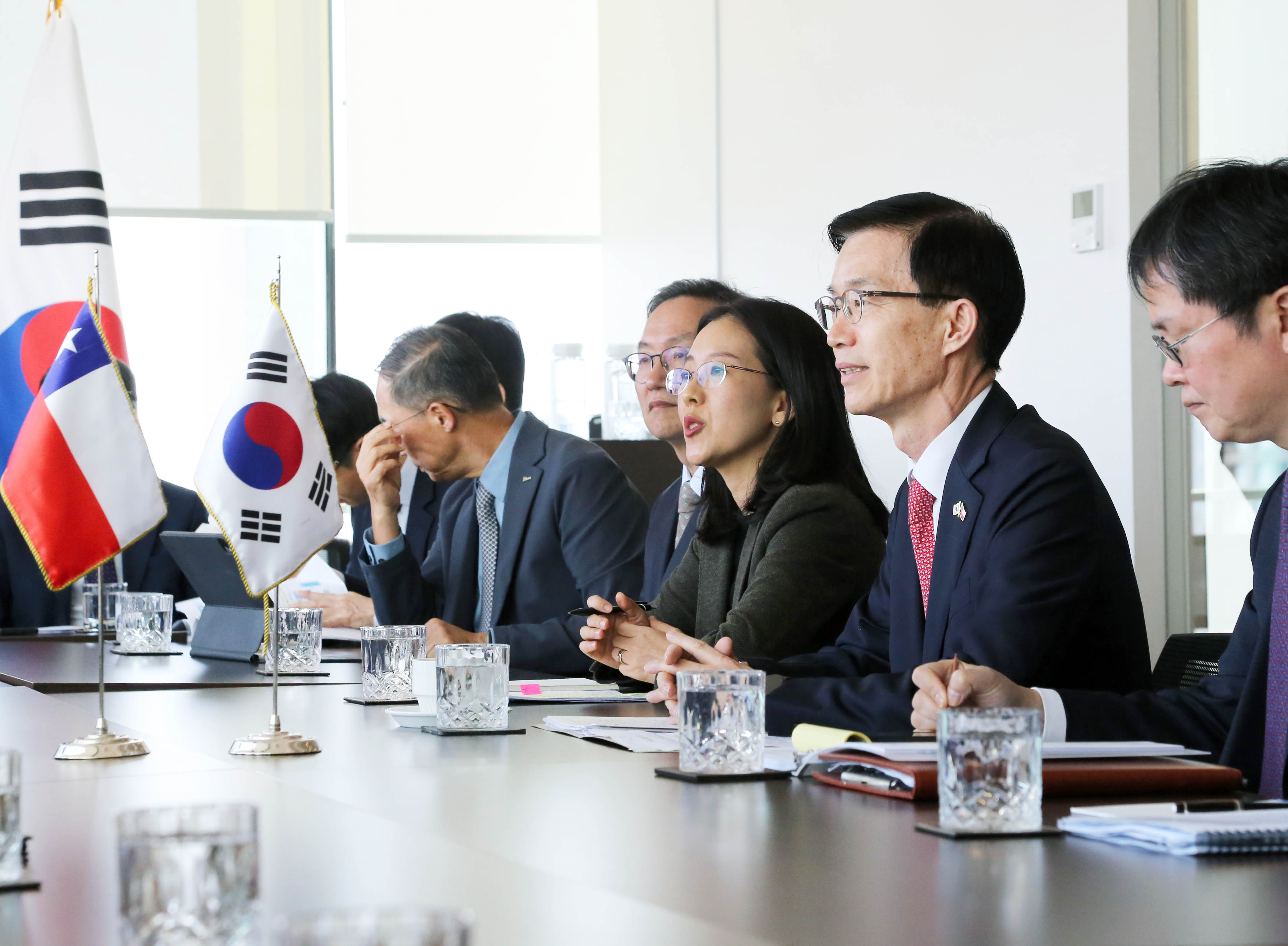 칠레 광업부 장관 면담 2
