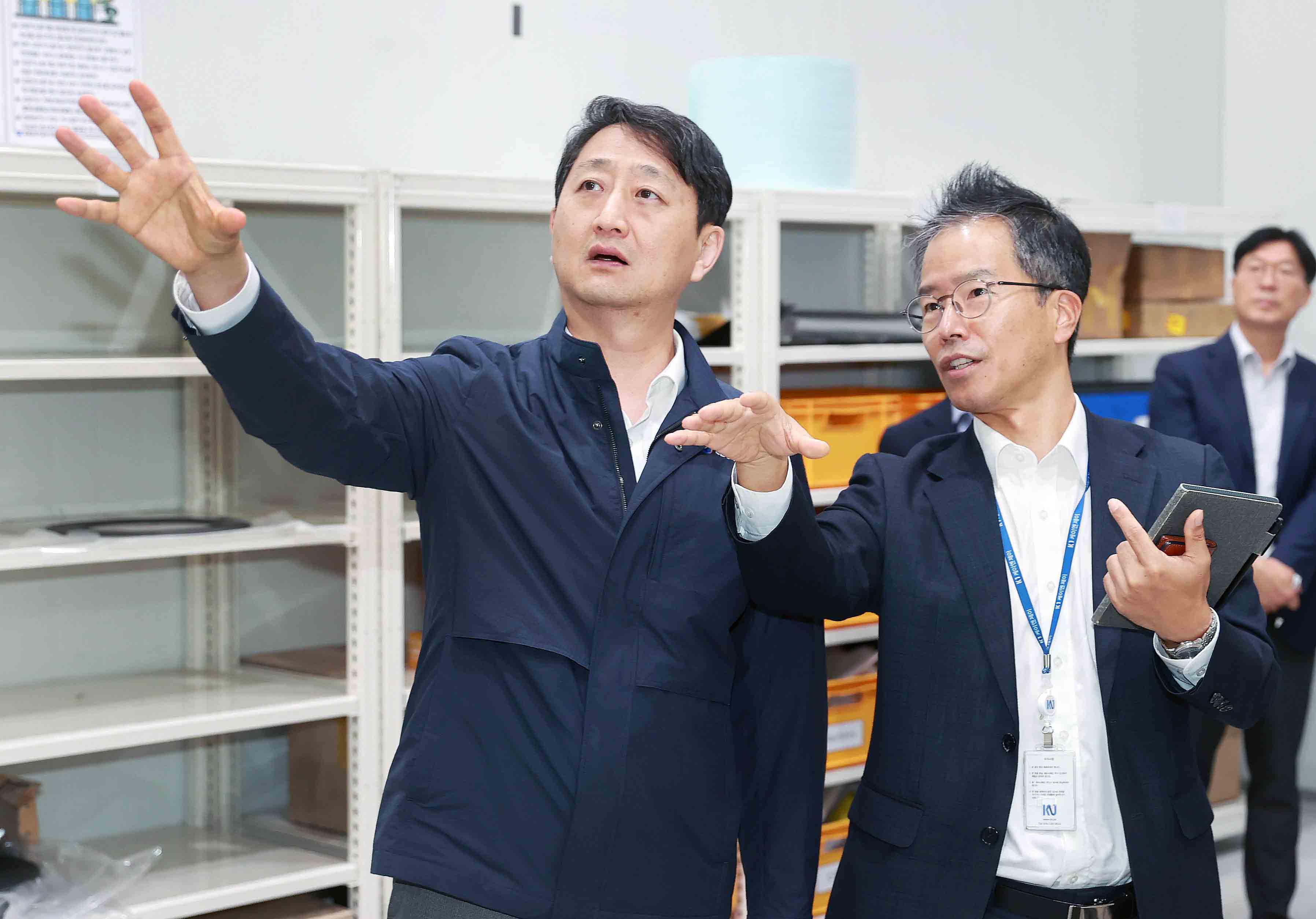 반도체장비 부품 국내복귀기업인 ㈜케이엔제이 아산공장 현장 방문 1