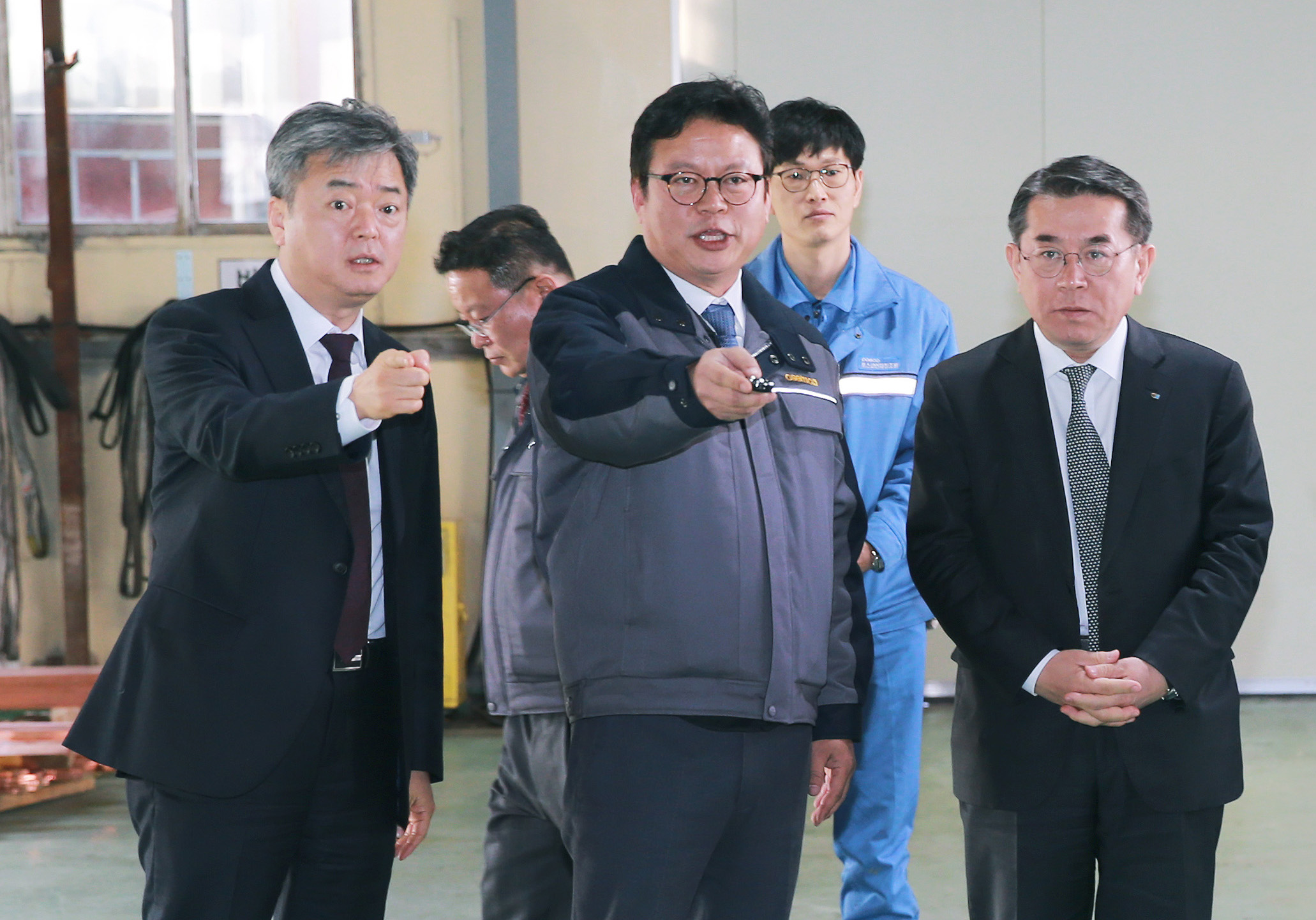 산업혁신운동 성과 우수기업인 오성기전 현장방문 1