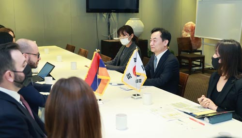 아르메니아 경제부 차관 면담 1