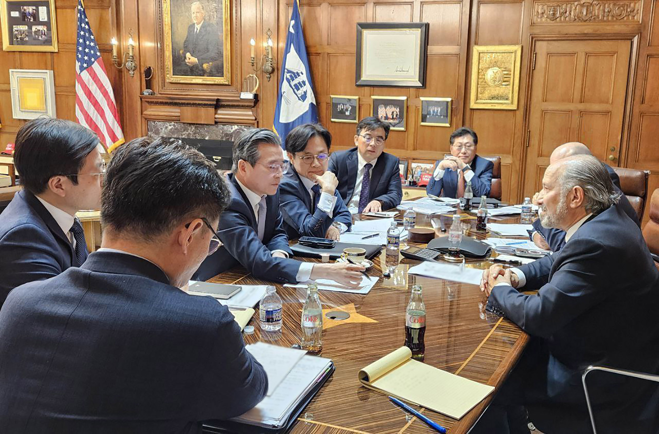 미국 상무부 장관 면담 2