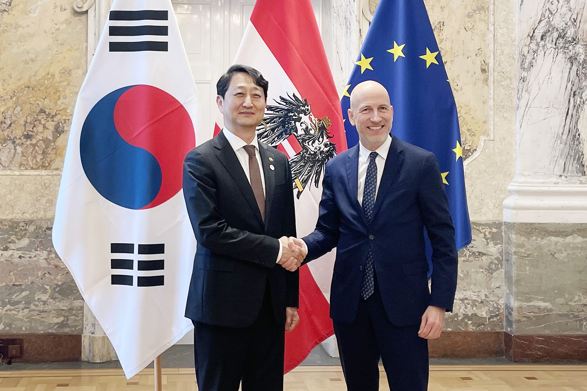 오스트리아 노동경제부 장관 면담 1