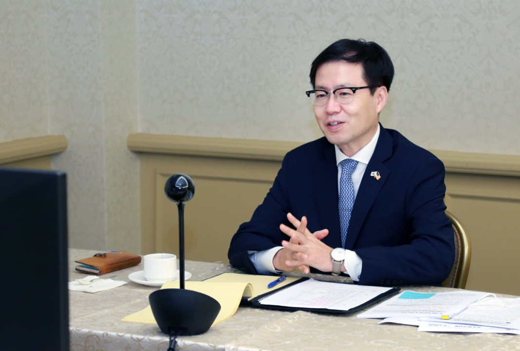 전미제조업협회(NAM) 회원사 대표들과 화상면담 3