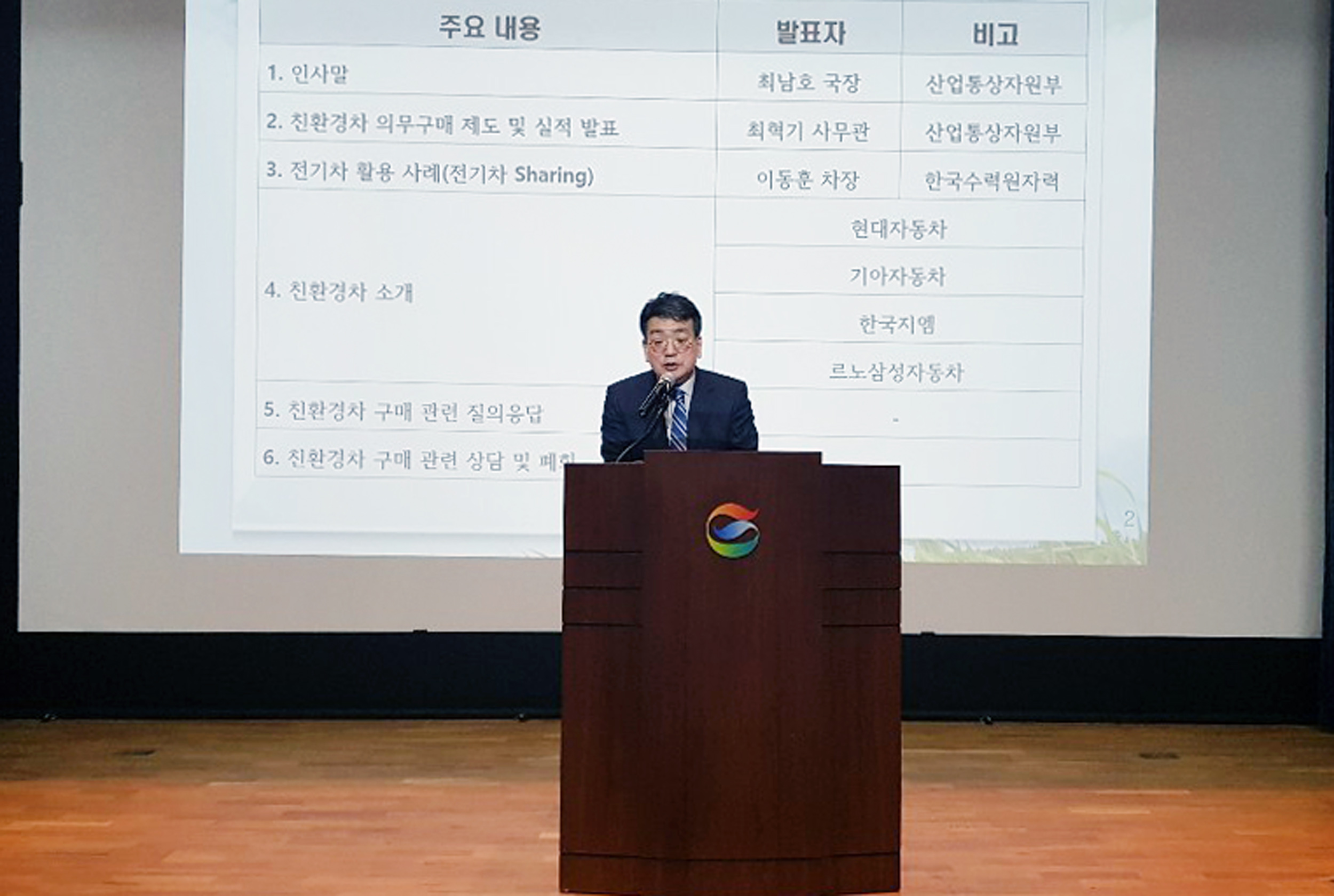 2019년 공공분야 친환경자동차 의무구매 설명회 2
