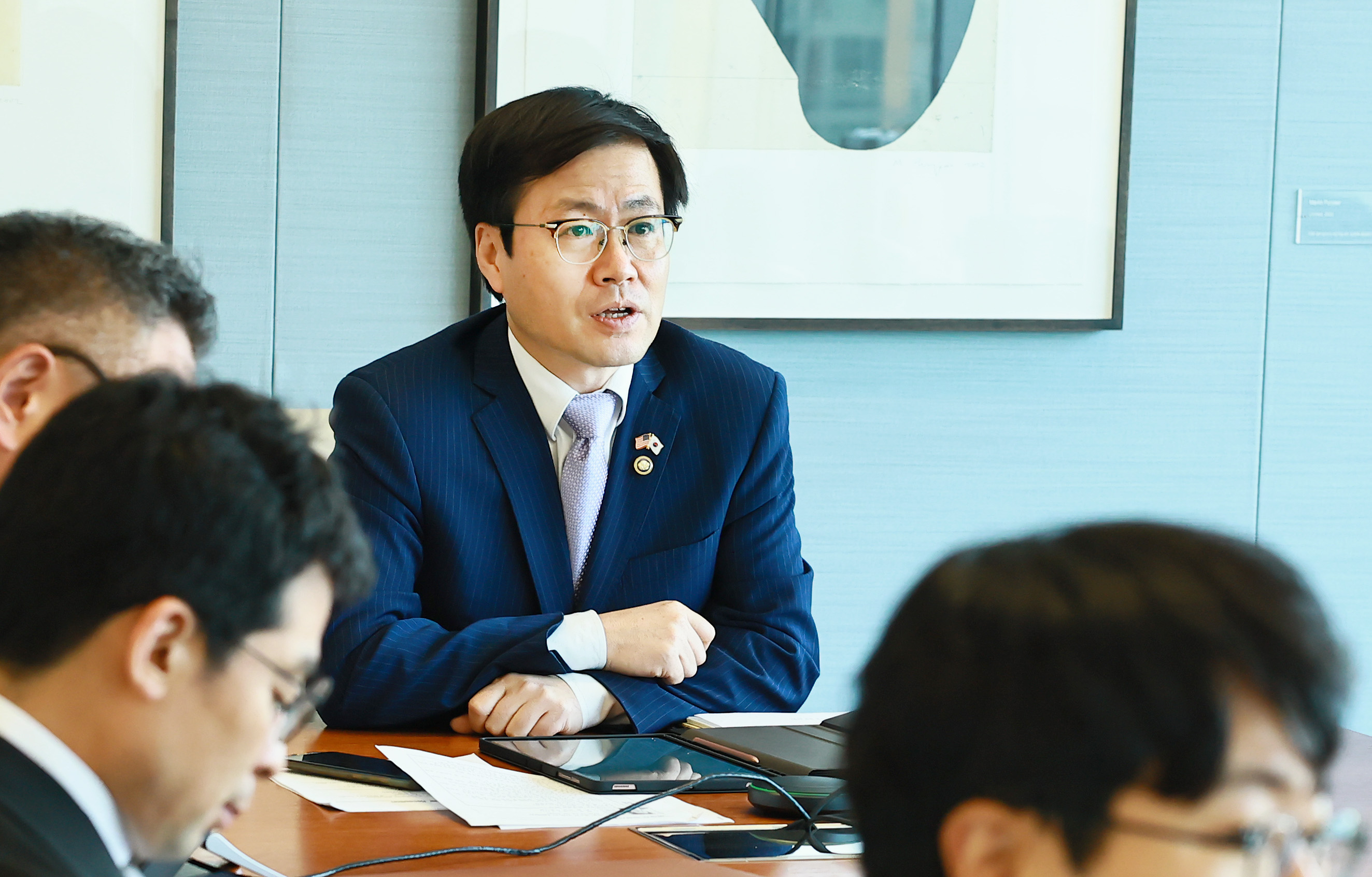 미국 루이지애나 주지사 화상면담 3