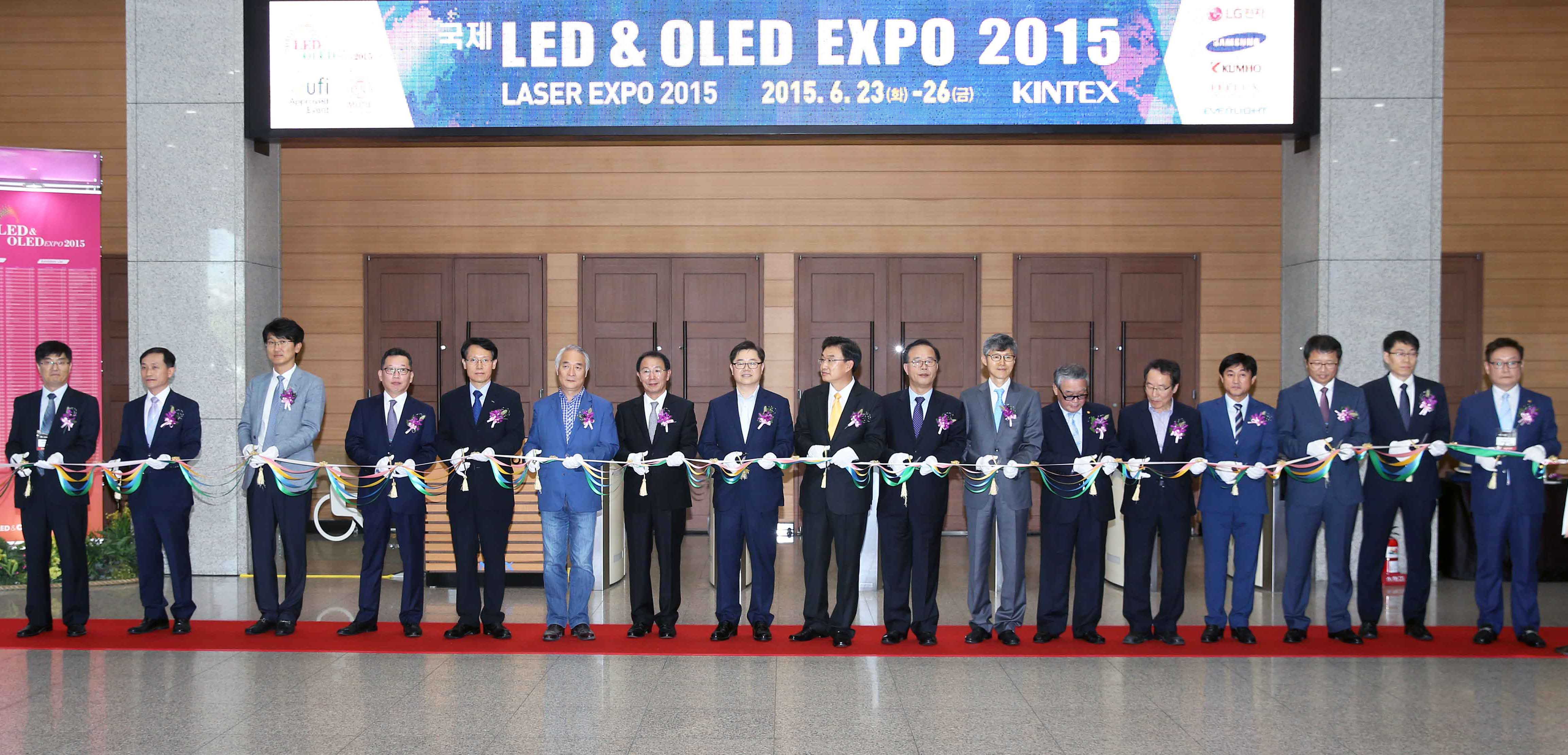 국제 LED & OLED EXPO 2015 개막식 1
