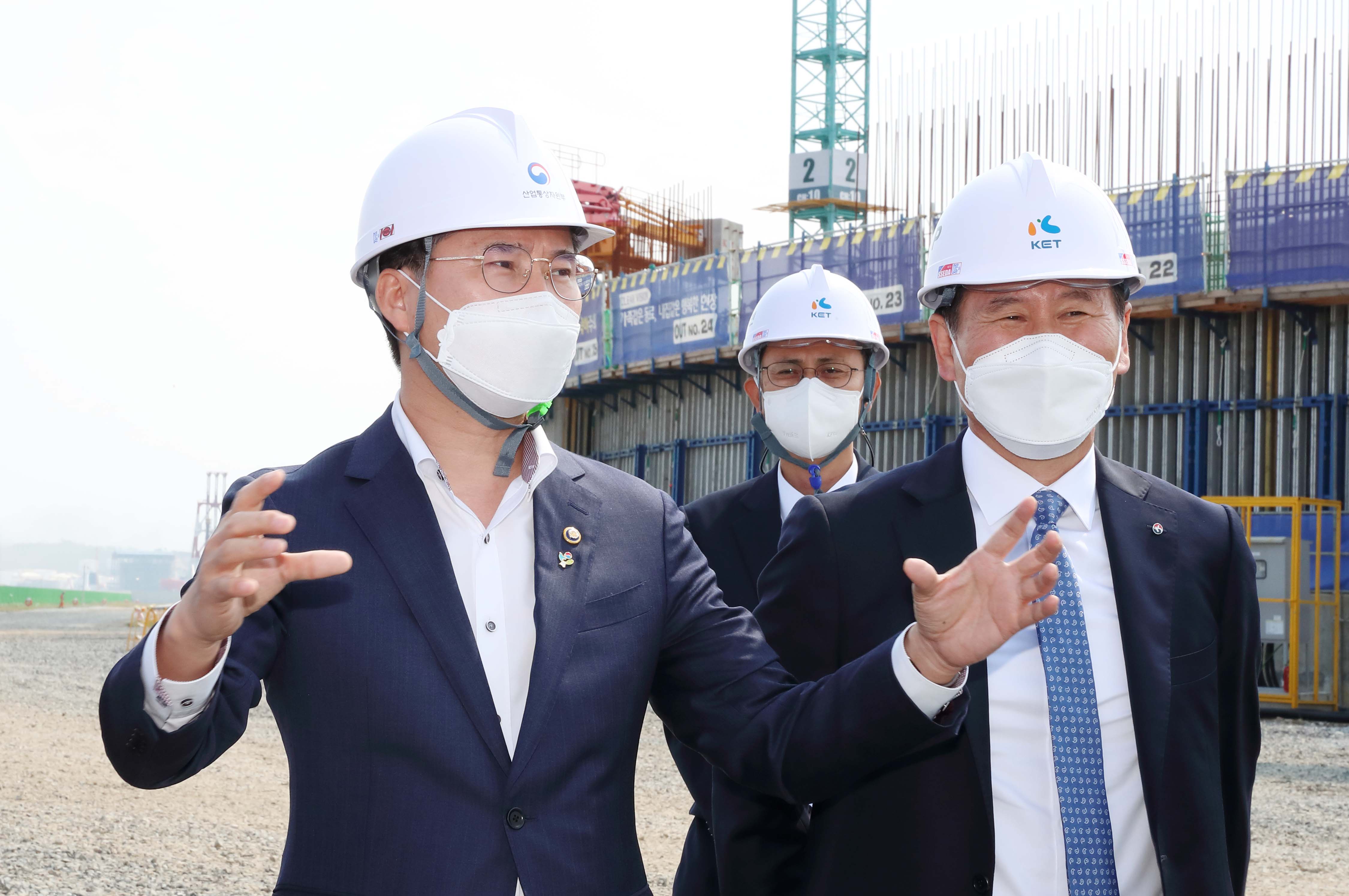 울산 북항 동북아 에너지허브 건설현장 방문 4