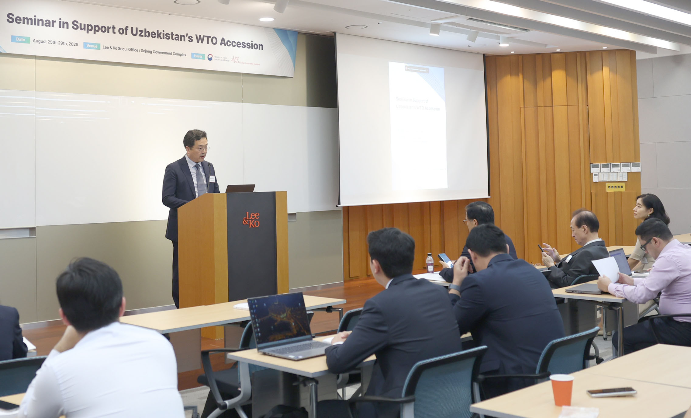 우즈베키스탄 WTO 가입지원을 위한 초청 연수 개회식 4