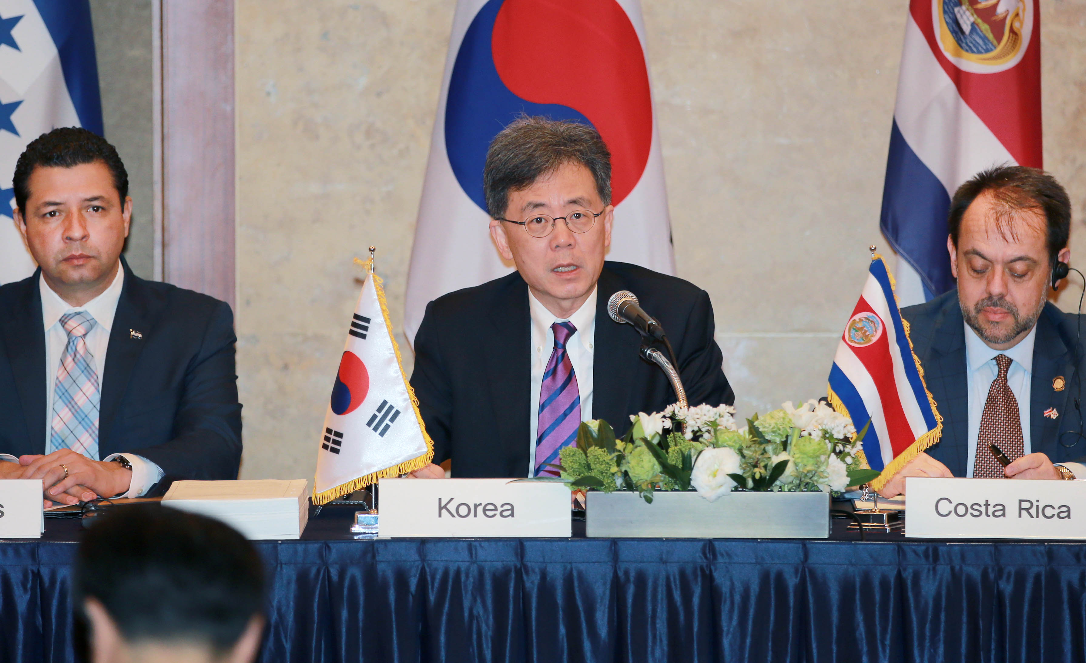 한-중미 자유무역협정(FTA) 정식 서명식 2