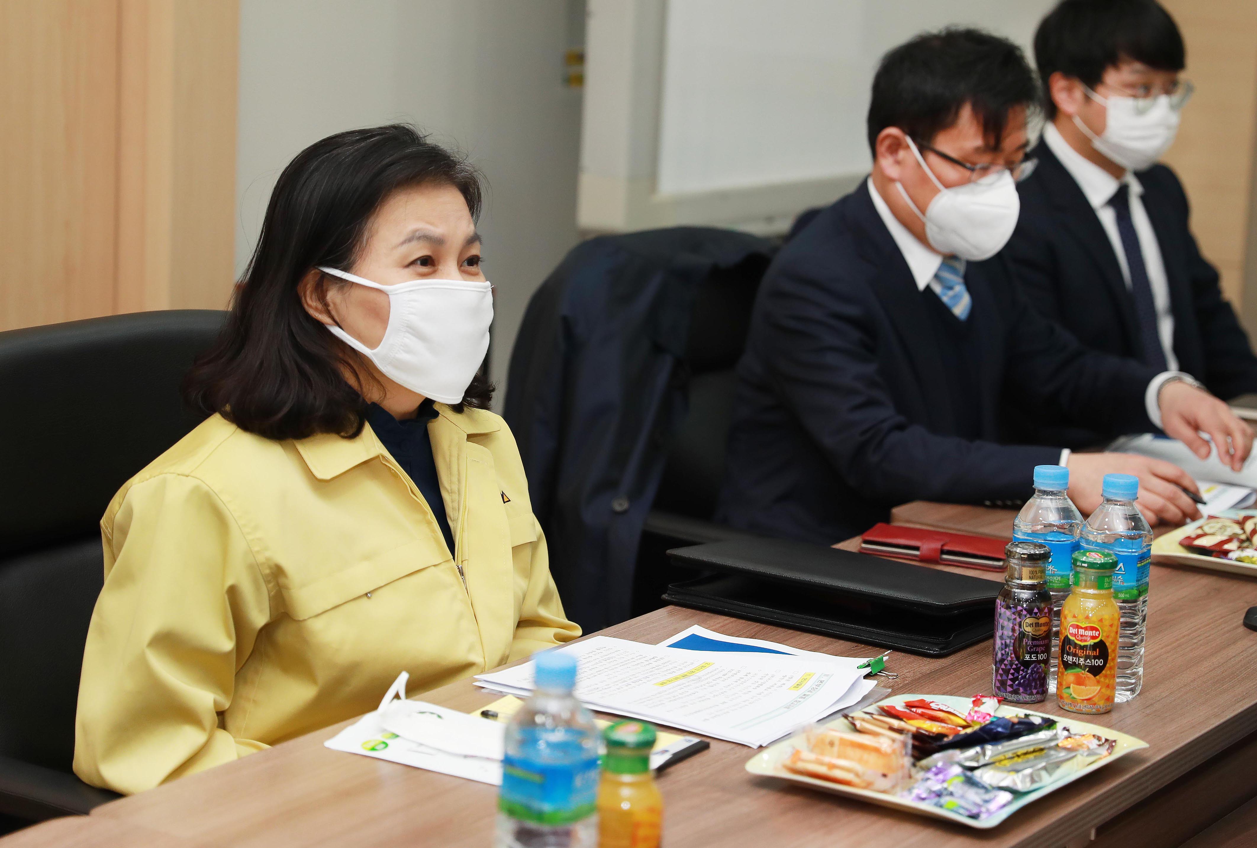 마스크 생산 핵심설비 공급업체인 한국브렌슨 현장방문 4